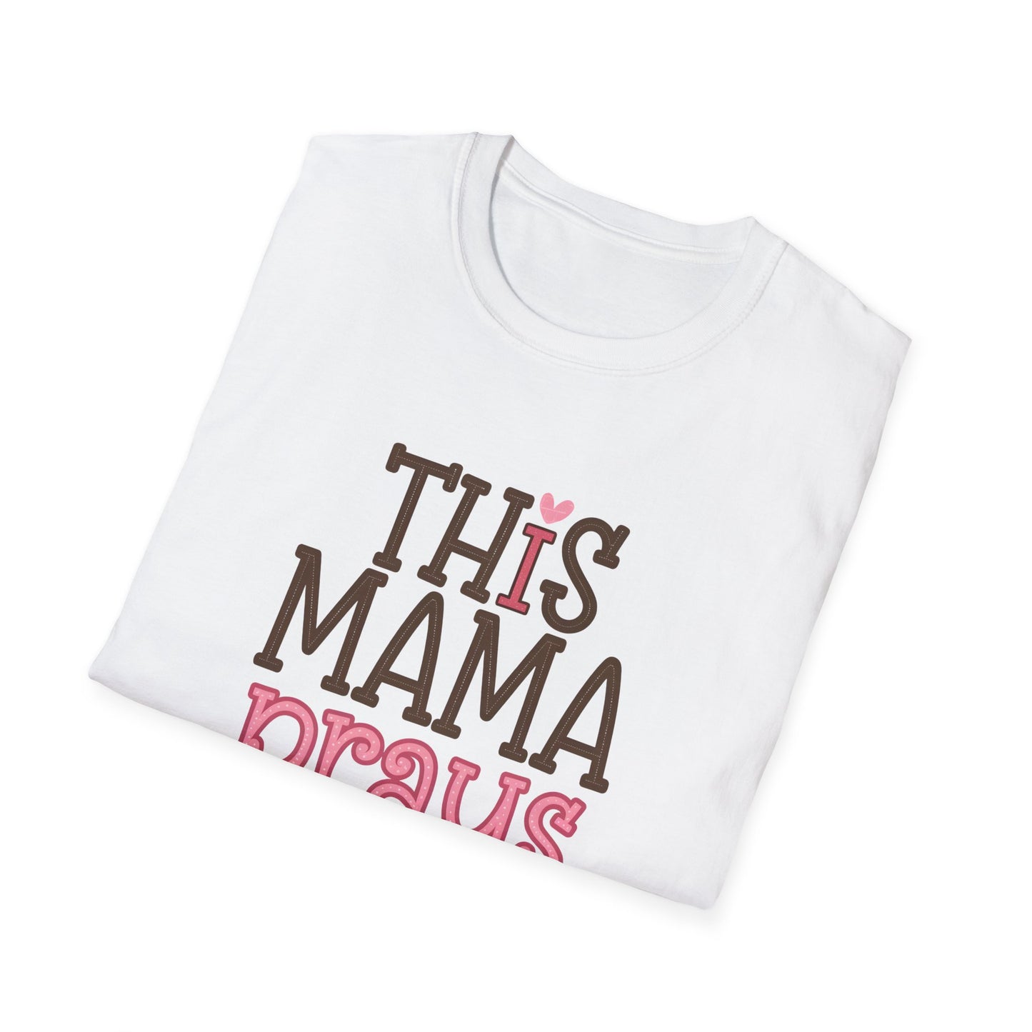 This Mama Prays T-Shirt — Christian Mom Faith Tee