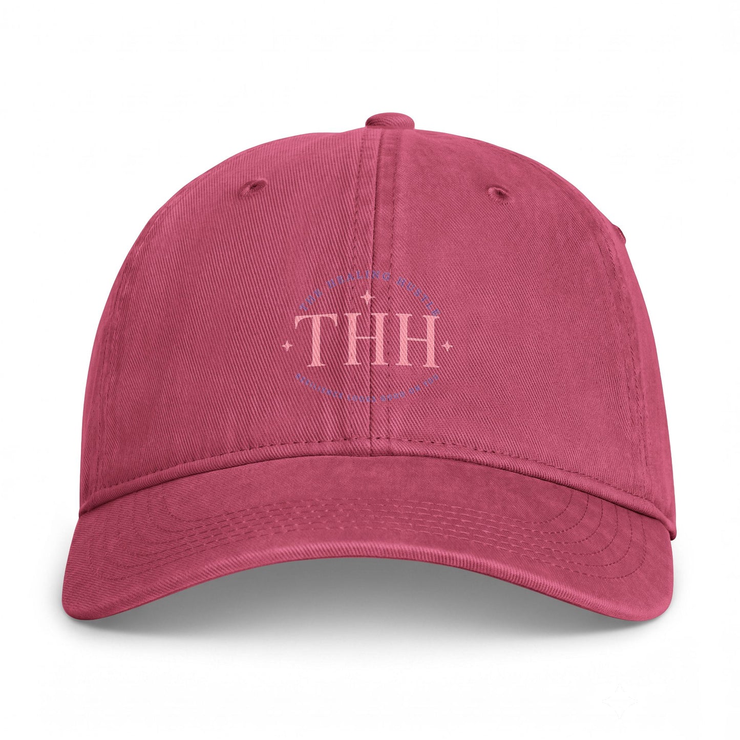 Coastal Washed Cap — The Healing Havens Embroidered Baseball Hat
