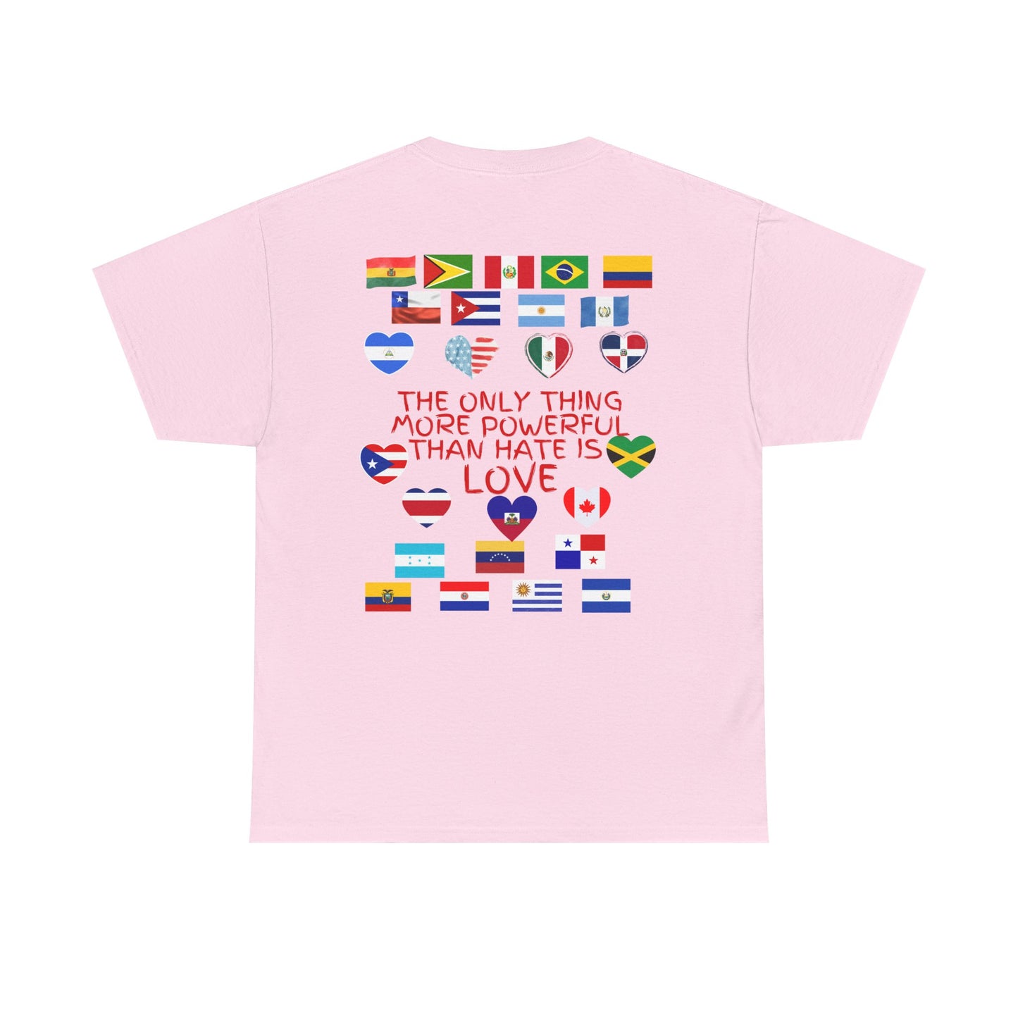 T‑Shirt — “Together for America” Love & Flags Graphic Tee