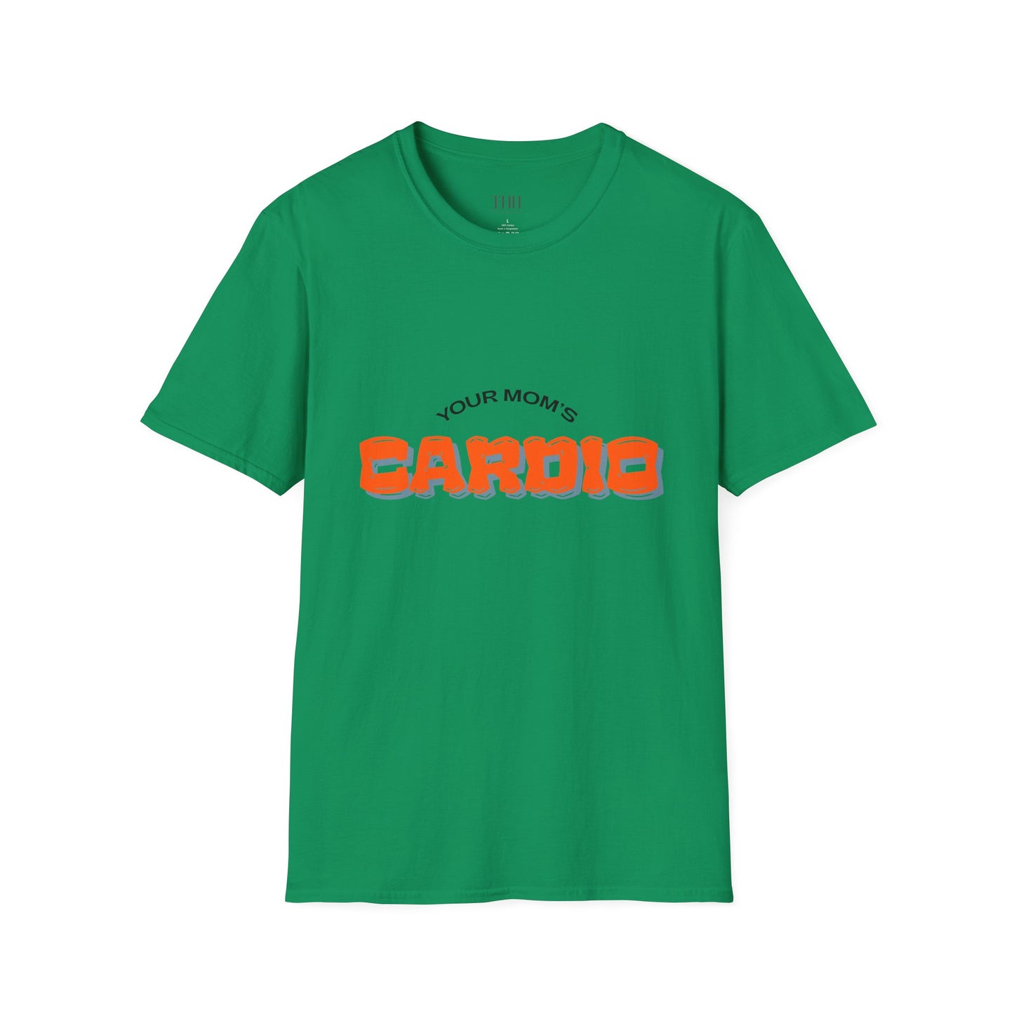 T‑Shirt — "Your Mom's Cardio" Funny Gym Tee