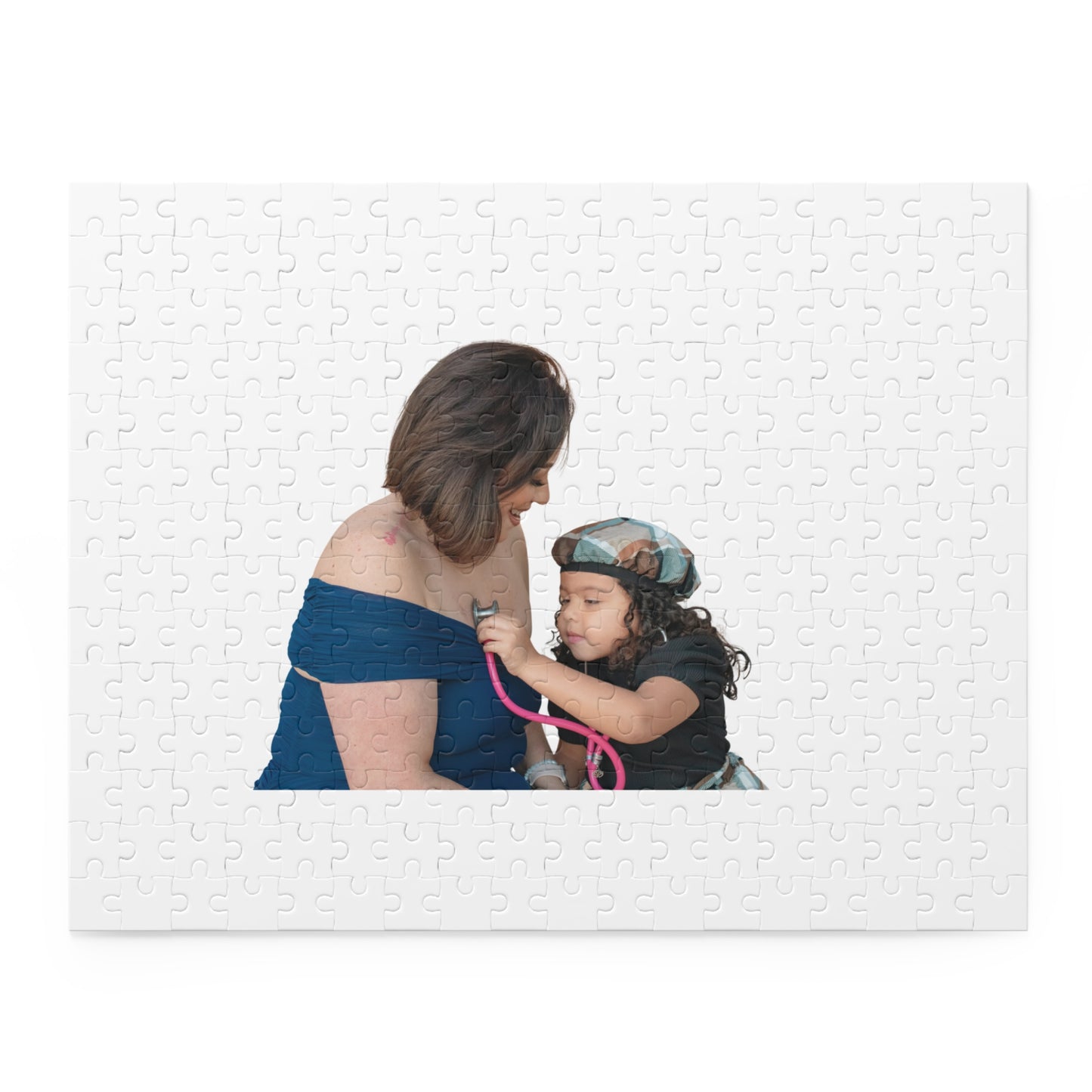 Personalized Photo Puzzle – Mom and Child Keepsake Jigsaw (120/252/500 pieces)