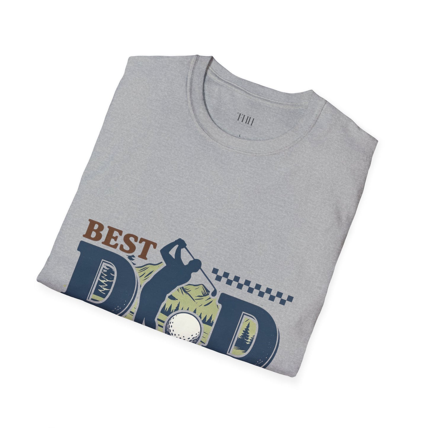 Best Dad By Par Golf T-Shirt — Funny Father's Day Golfing Tee