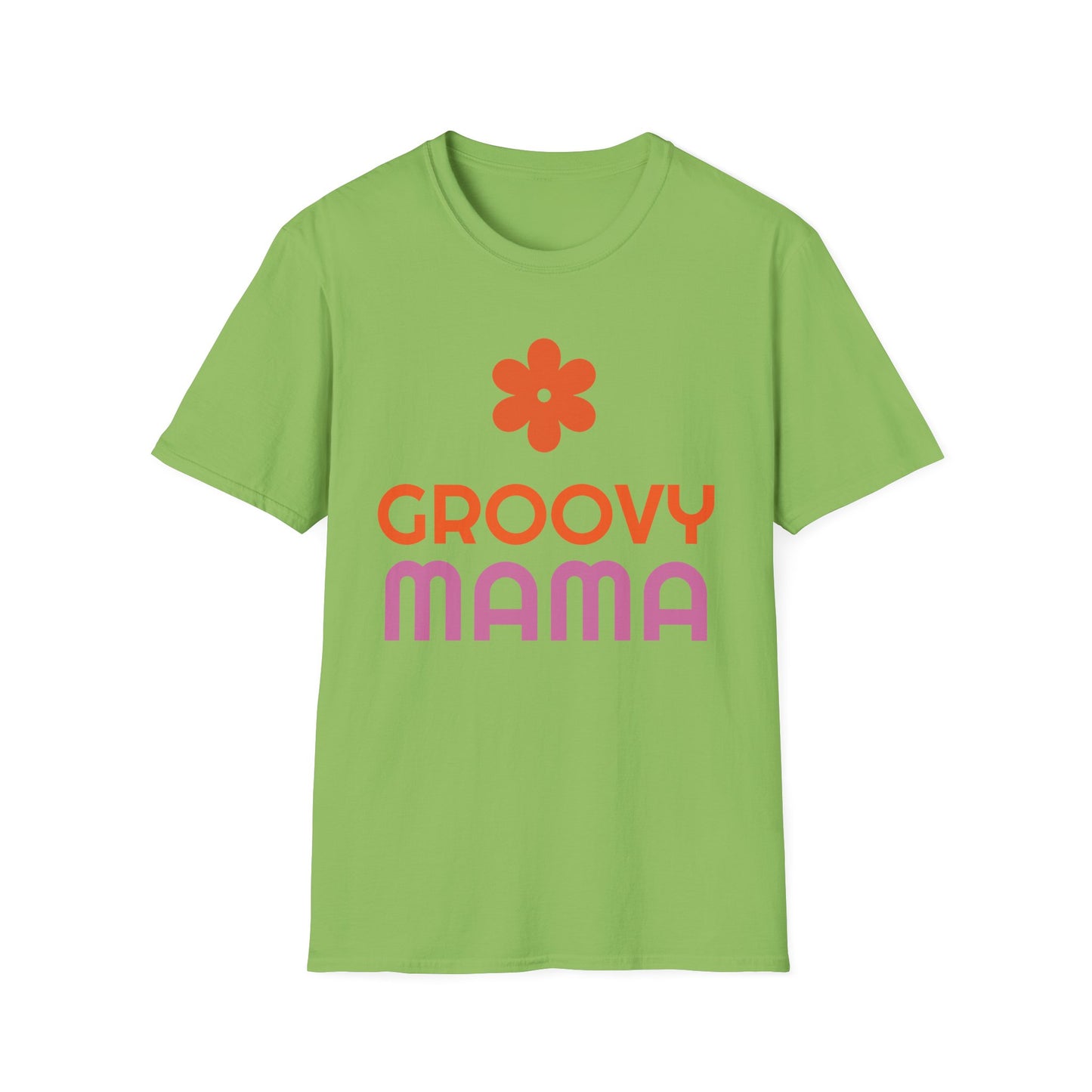 Groovy Mama T-Shirt — Retro Flower Mom Tee for Mothers Day & '70s Vibe