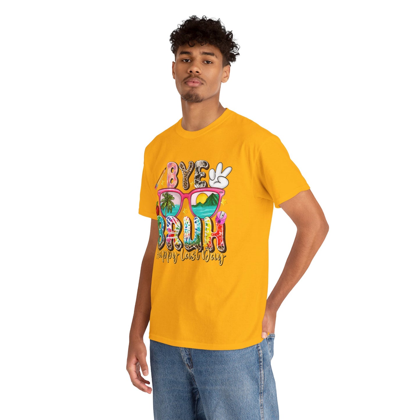Bye Beach T-Shirt — Happy Last Day Vacation Tee