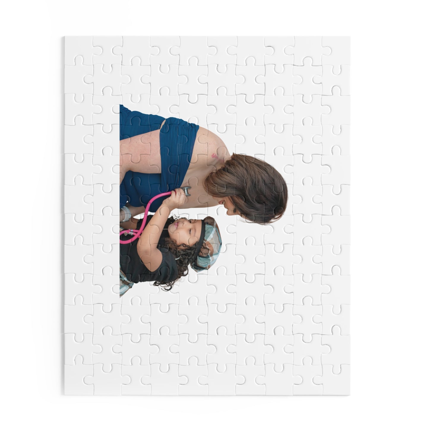 Personalized Photo Puzzle – Mom and Child Keepsake Jigsaw (120/252/500 pieces)