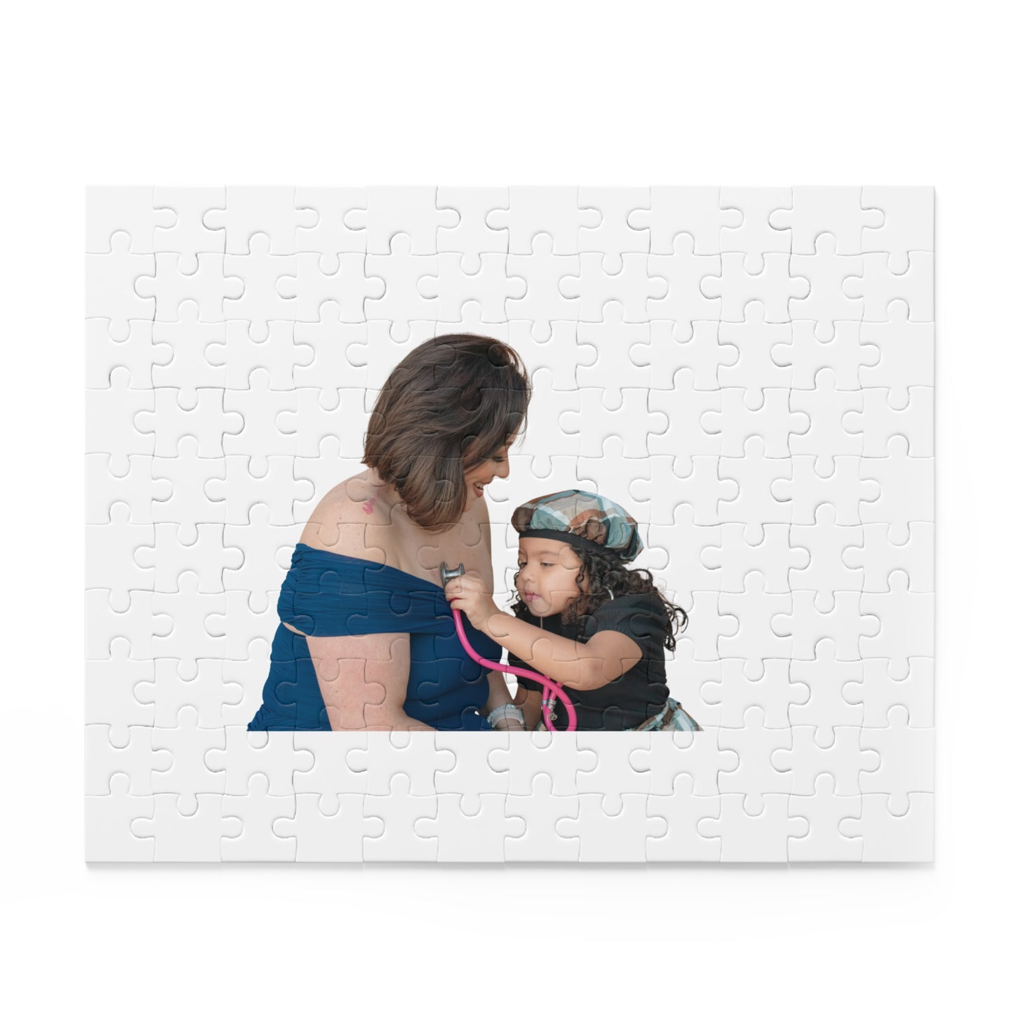 Personalized Photo Puzzle – Mom and Child Keepsake Jigsaw (120/252/500 pieces)