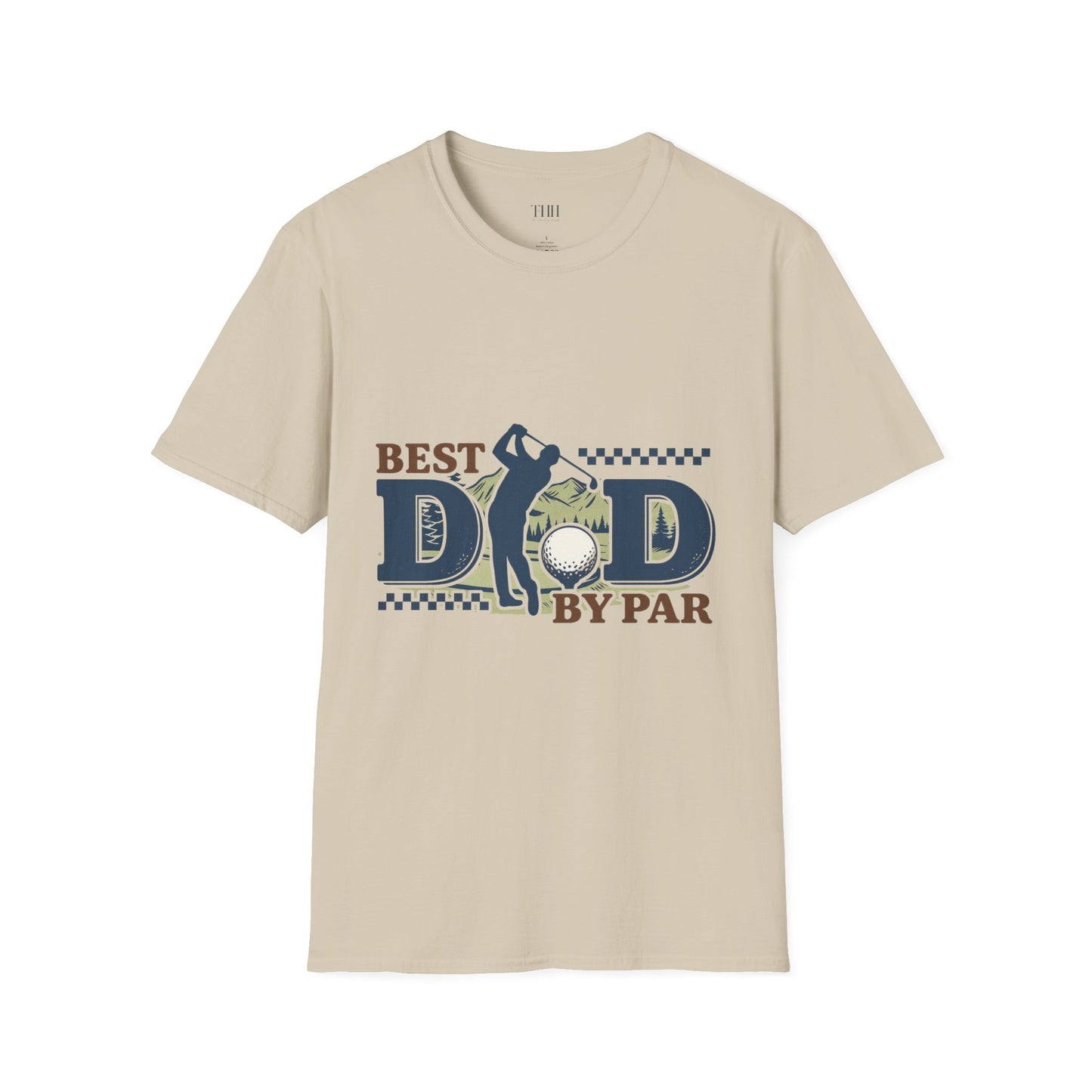 Best Dad By Par Golf T-Shirt — Funny Father's Day Golfing Tee