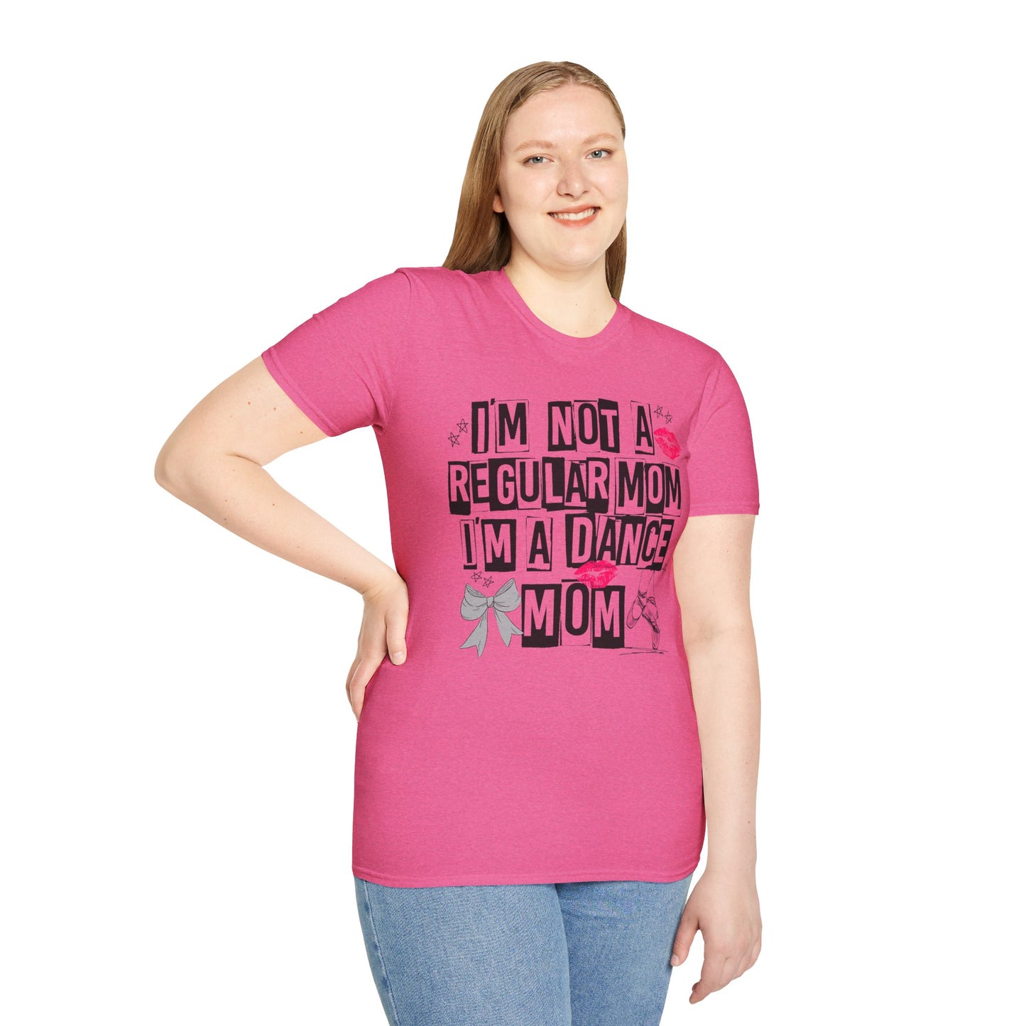 Dance Mom T-Shirt — "I'm Not a Regular Mom I'm a Dance Mom" Graphic Tee