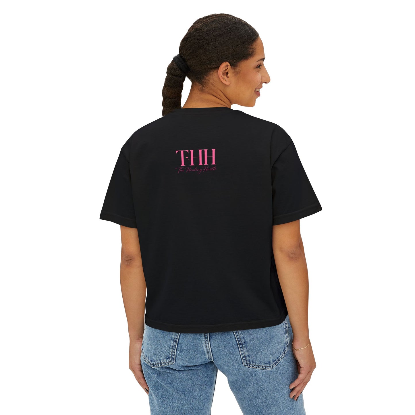 Built Not Bought Women's Boxy Tee — Strength Training Workout Shirt