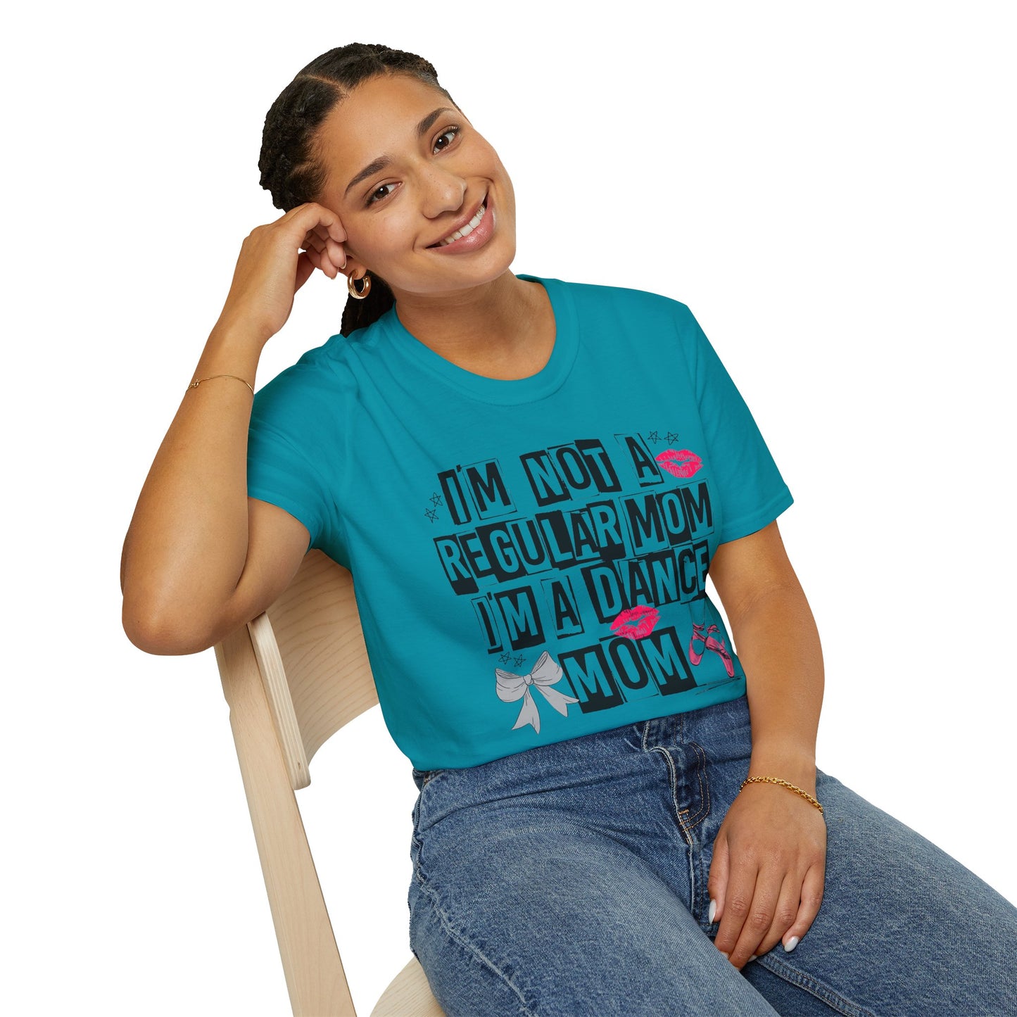 Dance Mom T-Shirt — "I'm Not a Regular Mom I'm a Dance Mom" Graphic Tee