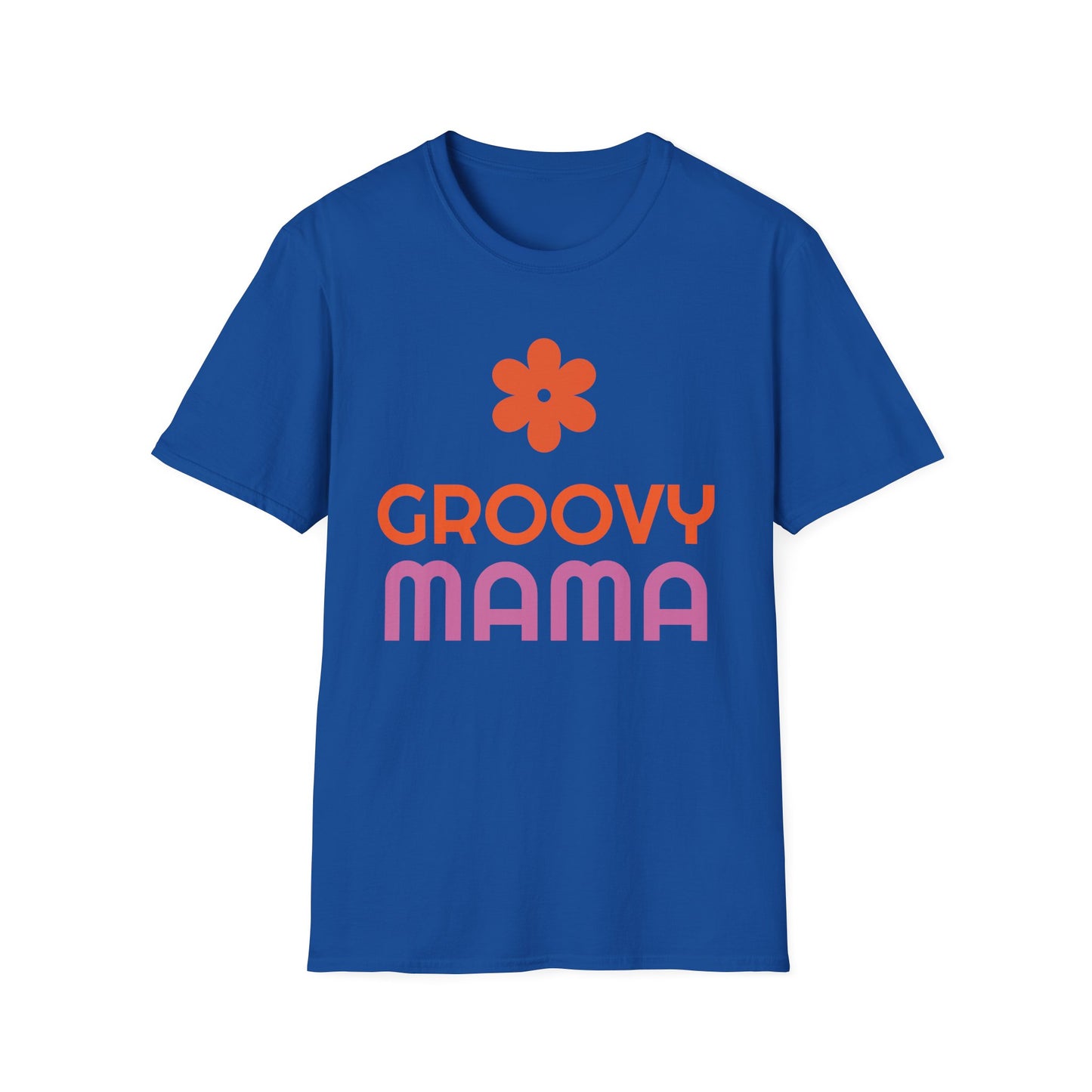 Groovy Mama T-Shirt — Retro Flower Mom Tee for Mothers Day & '70s Vibe
