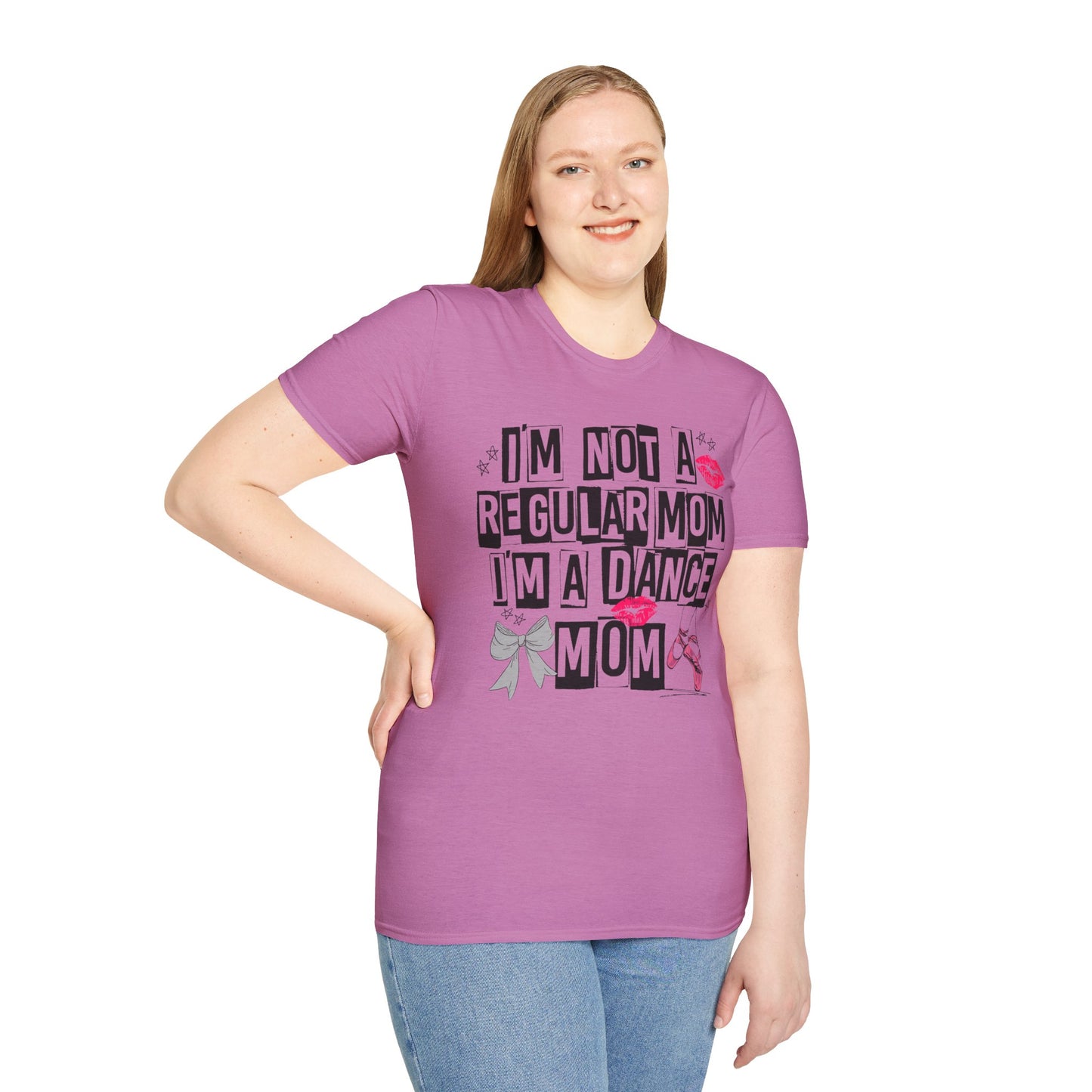 Dance Mom T-Shirt — "I'm Not a Regular Mom I'm a Dance Mom" Graphic Tee