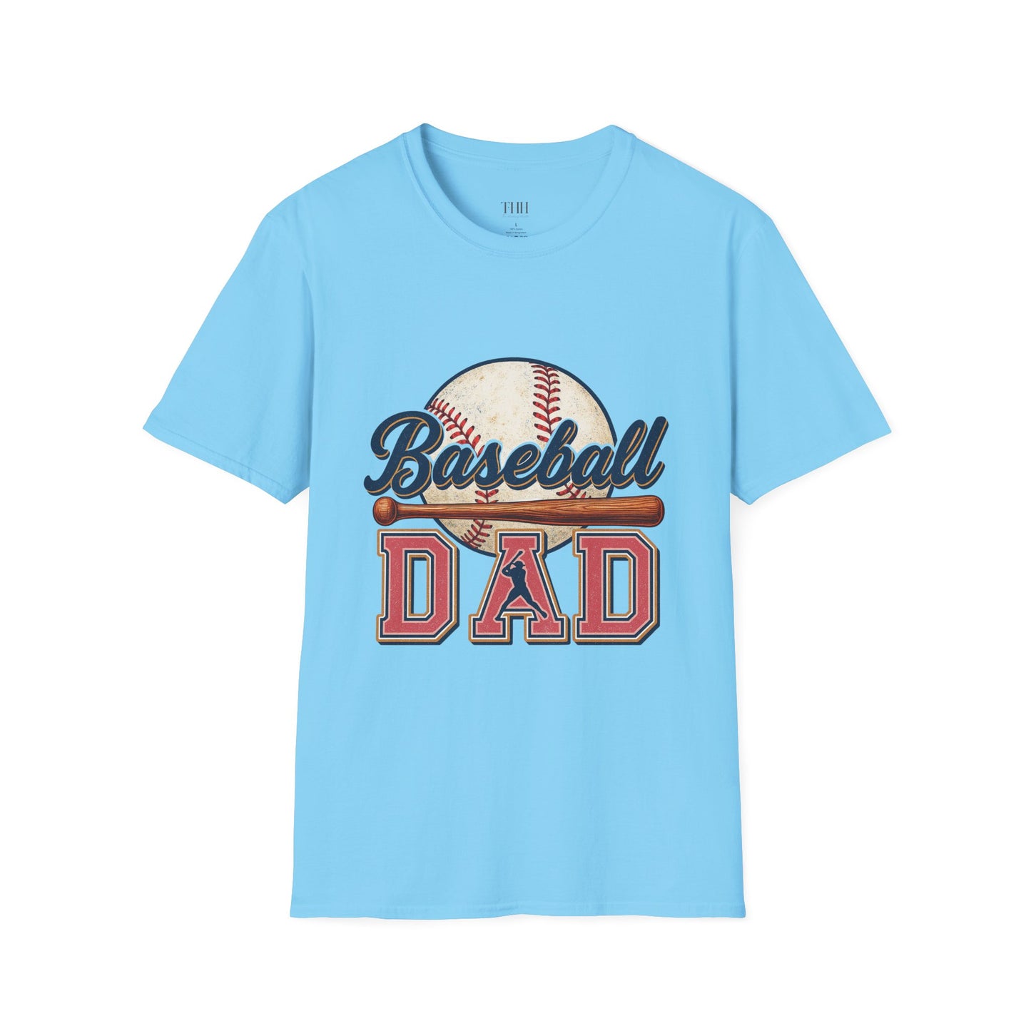 Baseball Dad T-Shirt — Vintage Baseball Graphic Tee for Fathers