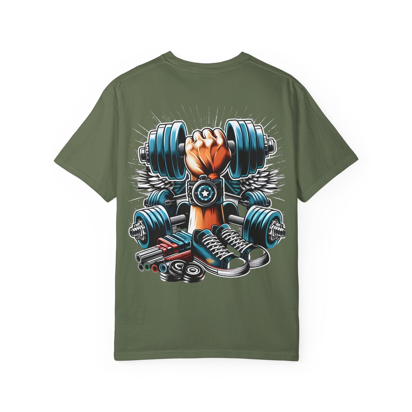 'Grip & Grind' Dumbbell Gym Tee