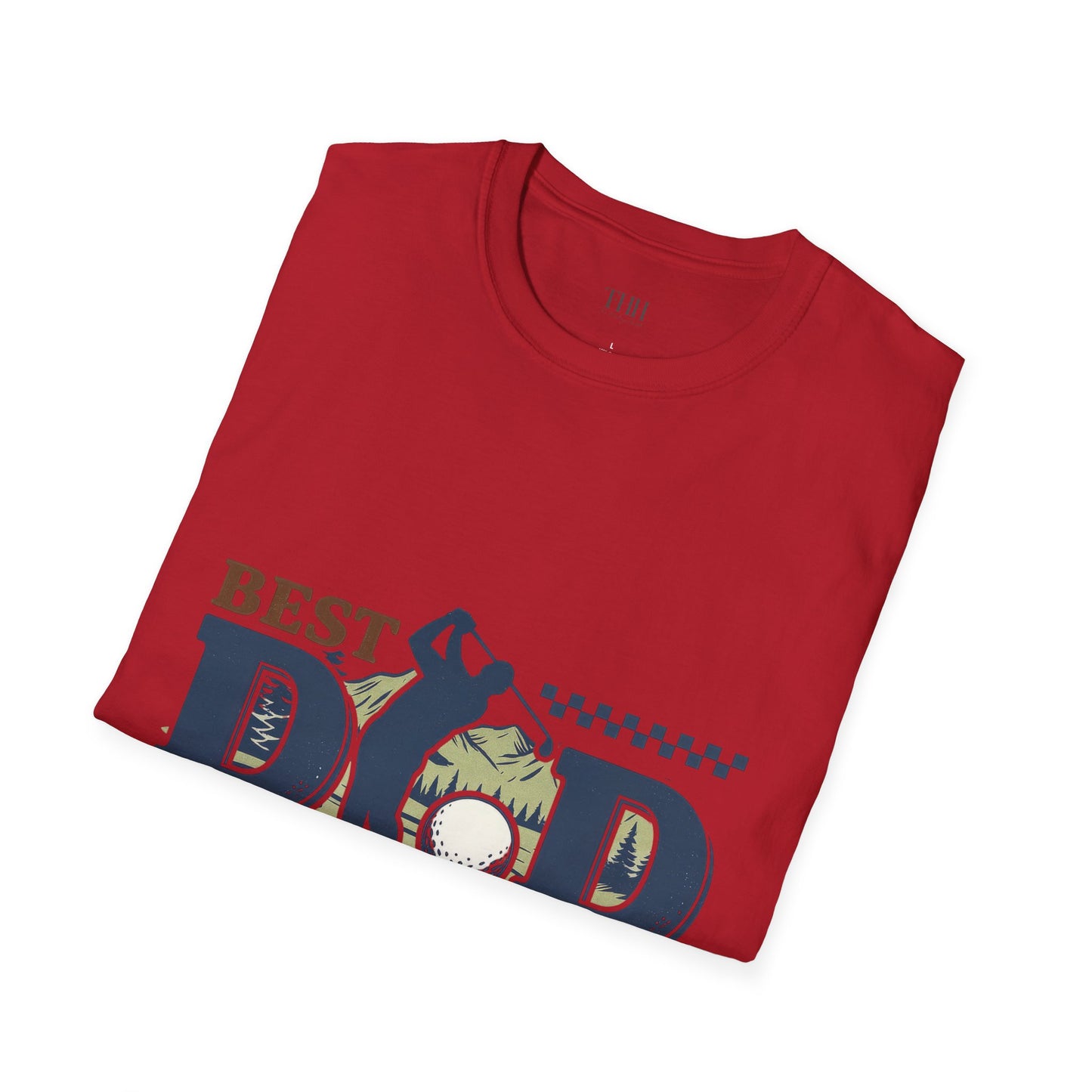 Best Dad By Par Golf T-Shirt — Funny Father's Day Golfing Tee