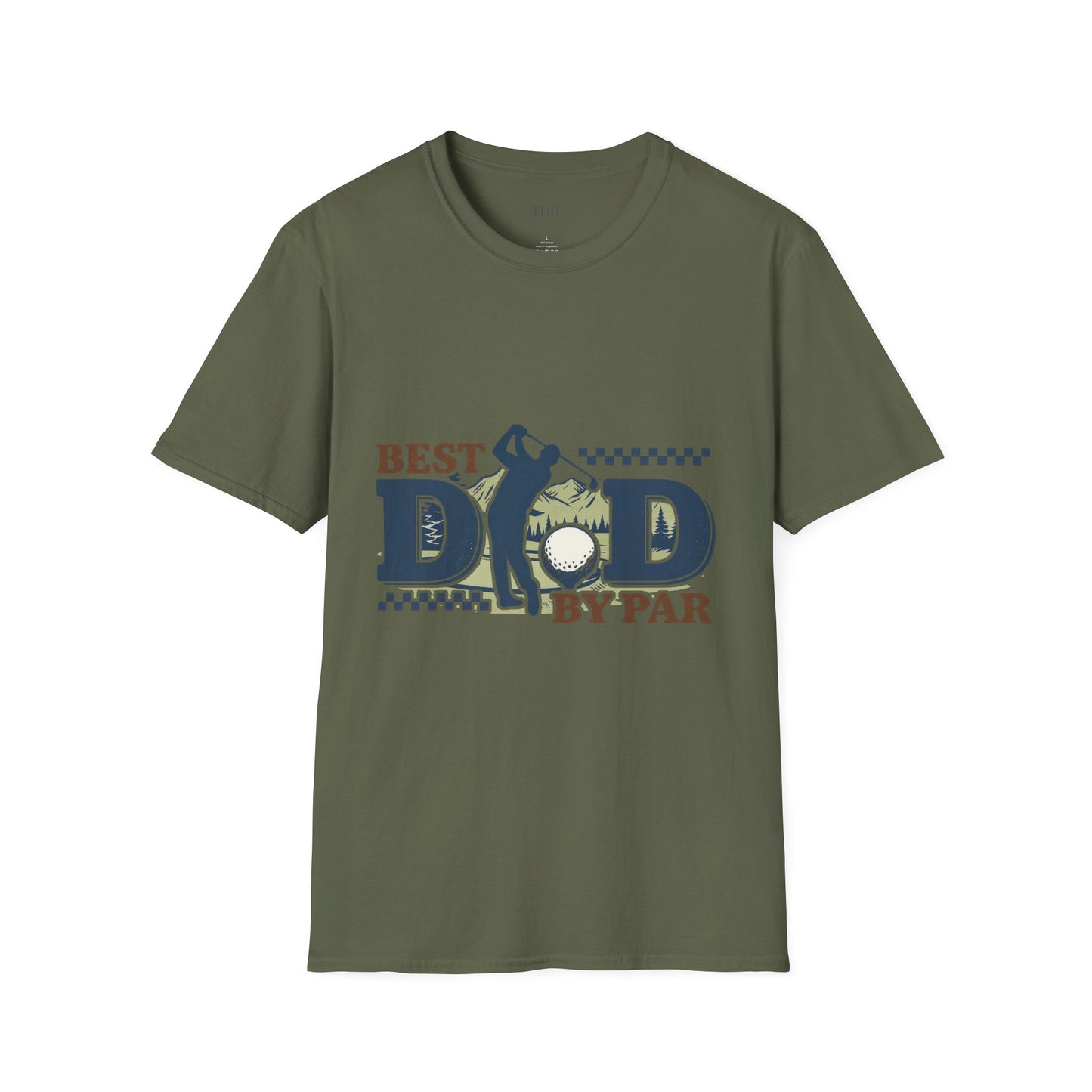 Best Dad By Par Golf T-Shirt — Funny Father's Day Golfing Tee