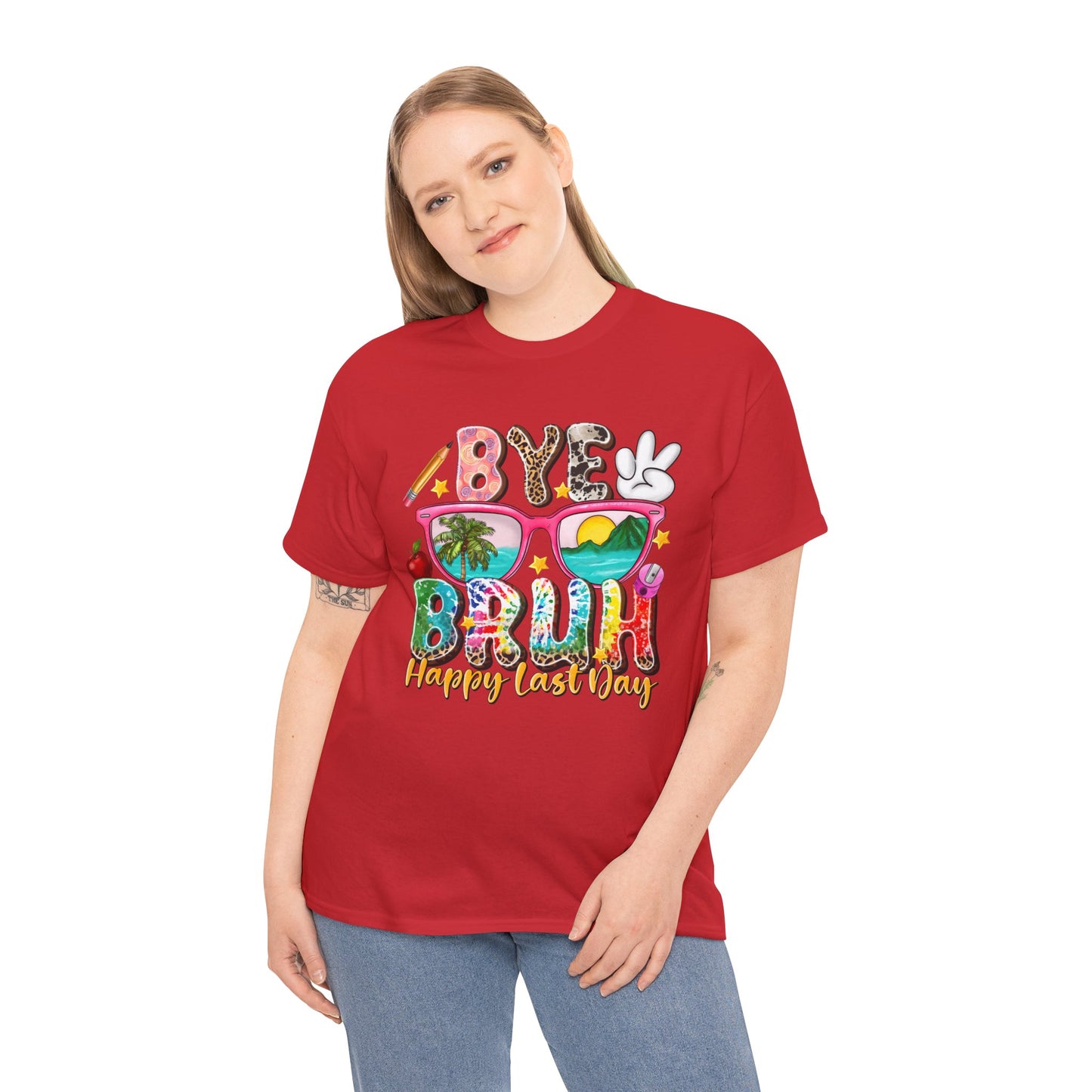 Bye Beach T-Shirt — Happy Last Day Vacation Tee