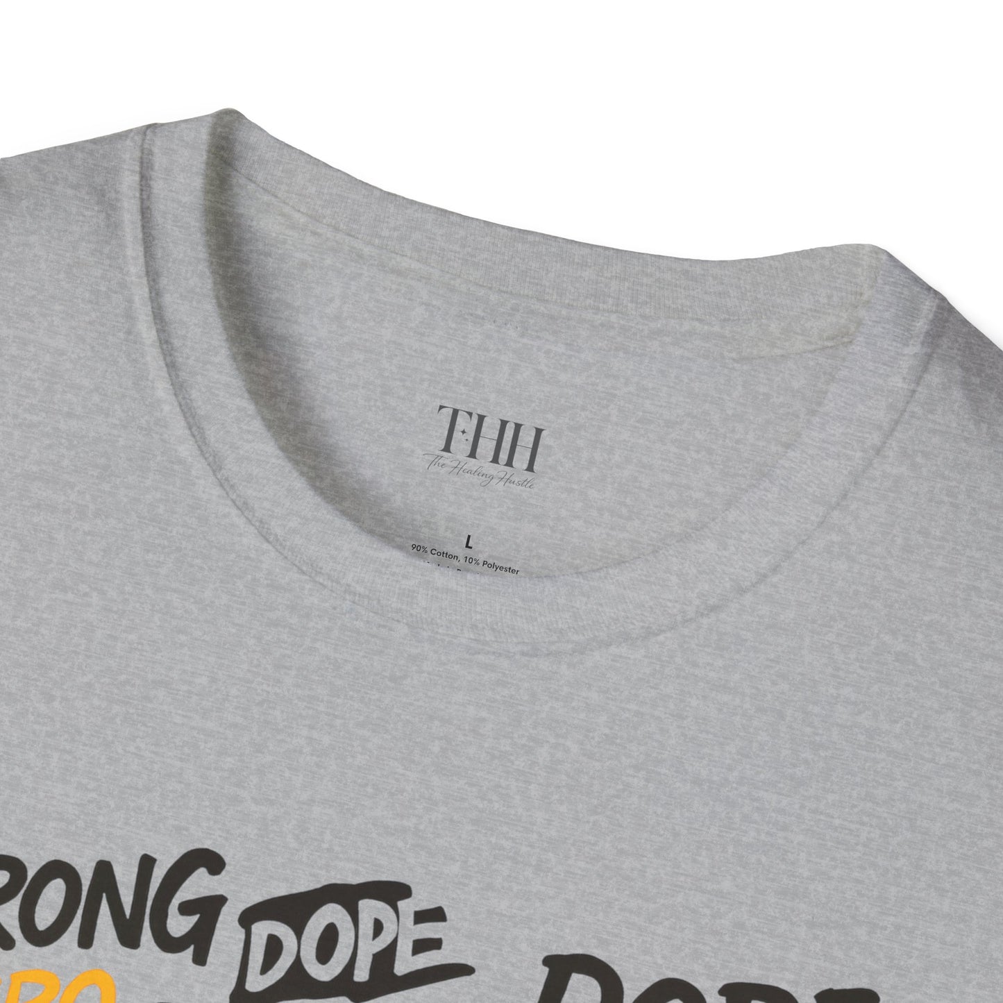 Dad Crown Graphic T-Shirt — "DAD" Comic Style: Strong, Provider, Leader & Man of God