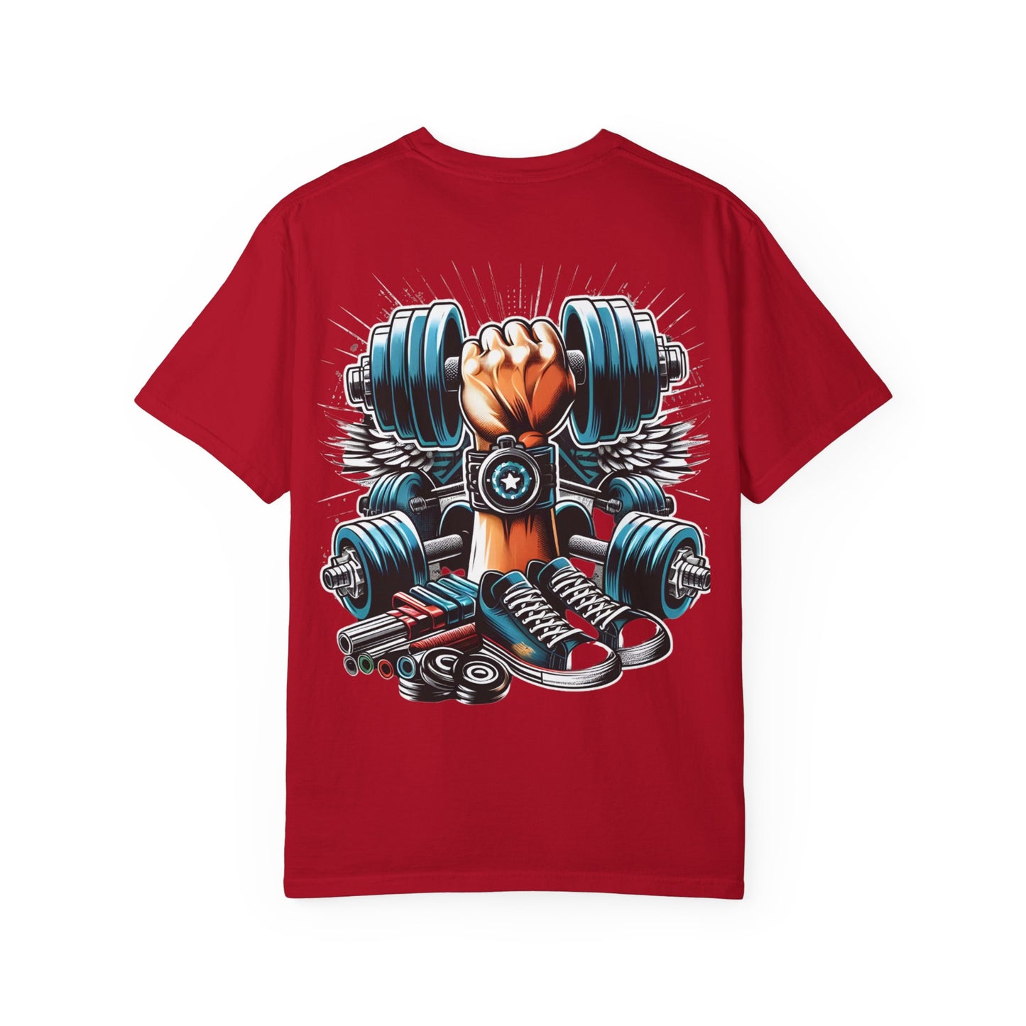 'Grip & Grind' Dumbbell Gym Tee