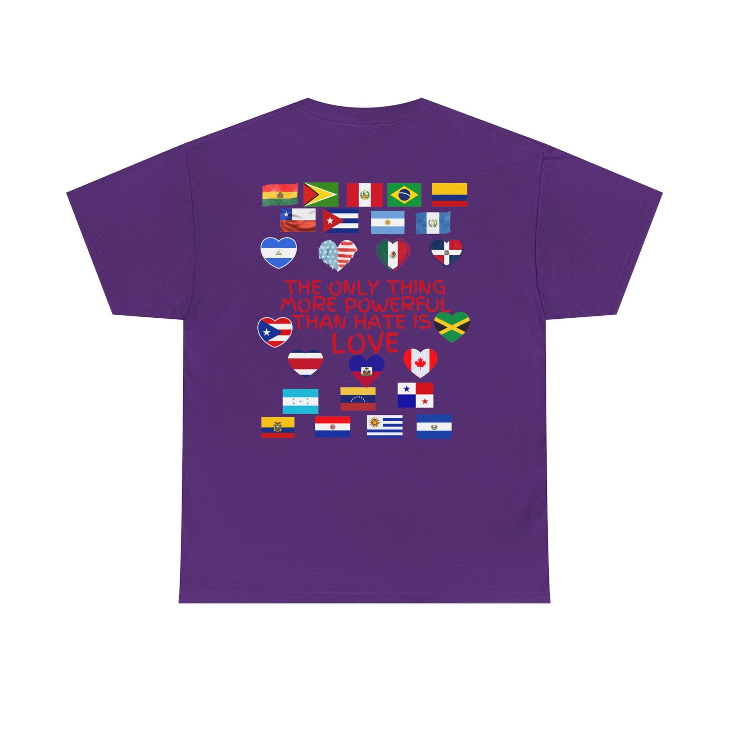T‑Shirt — “Together for America” Love & Flags Graphic Tee