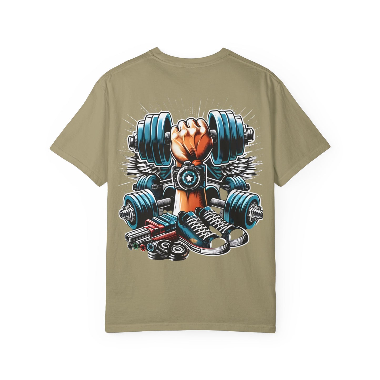 'Grip & Grind' Dumbbell Gym Tee