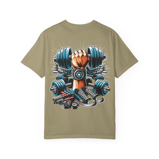 'Grip & Grind' Dumbbell Gym Tee