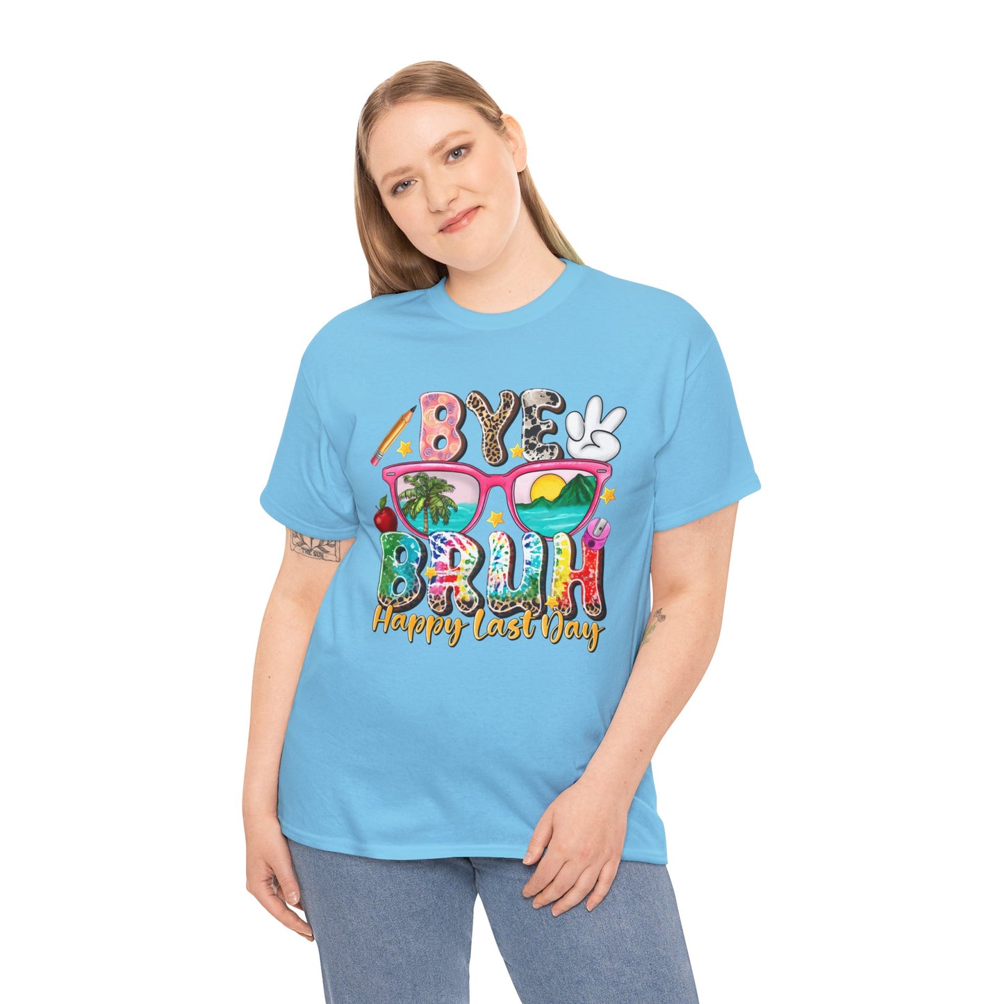 Bye Beach T-Shirt — Happy Last Day Vacation Tee