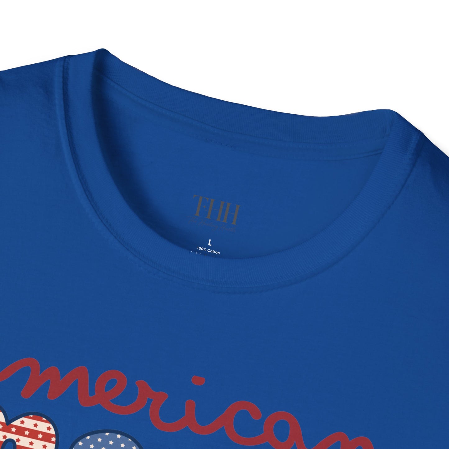 American Mama T-Shirt — Retro Patriotic Mama Tee for 4th of July & Mother's Day