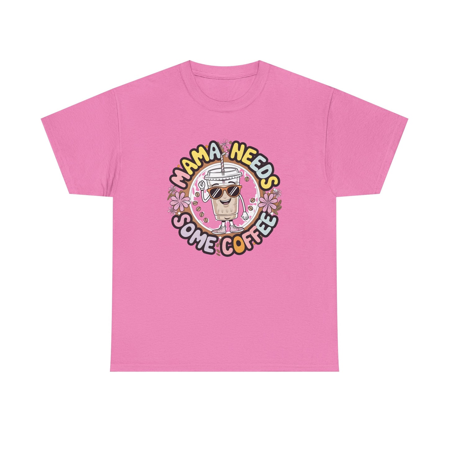Mama Needs Some Coffee T-Shirt – Cute Coffee Mom Graphic Tee