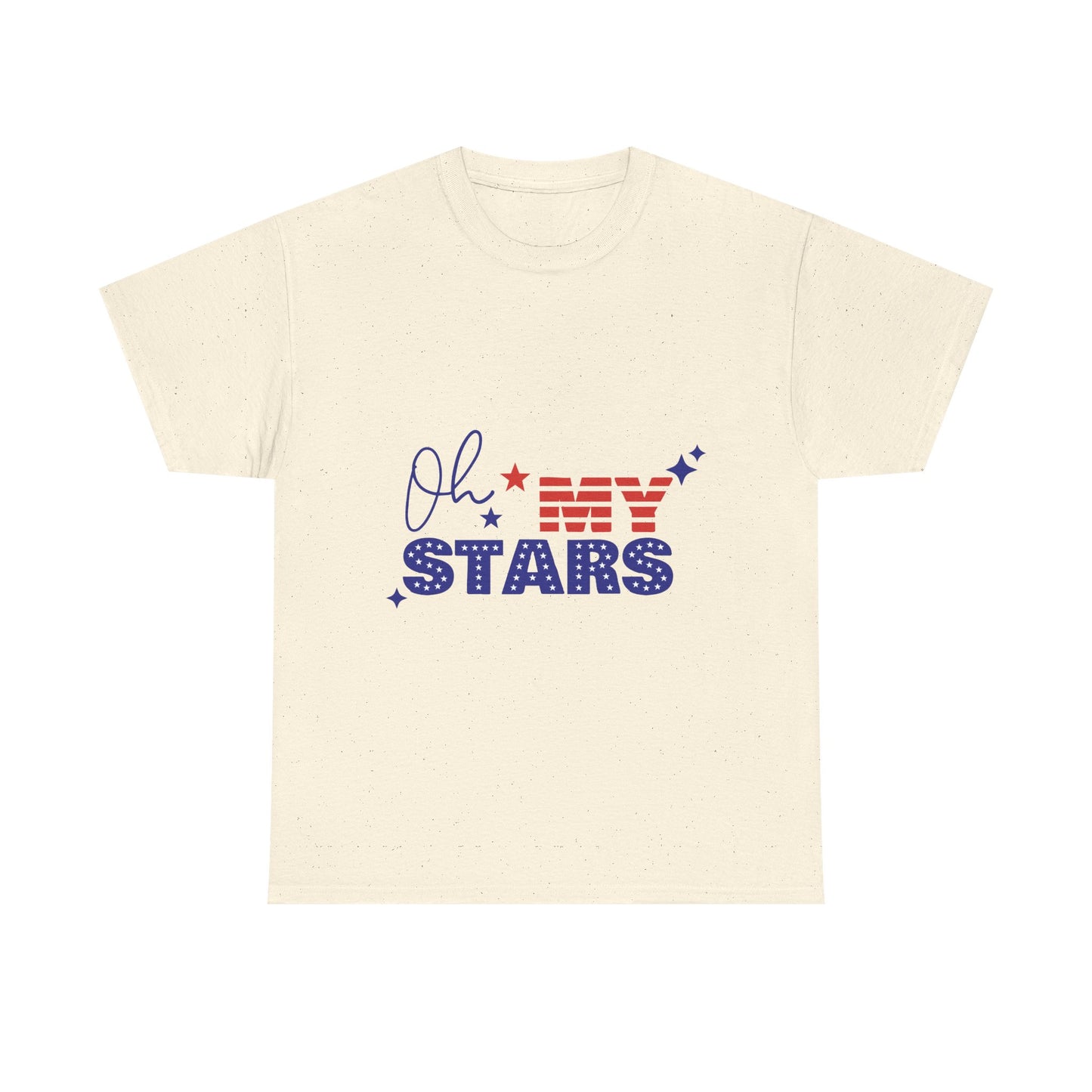 Patriotic "Oh My Stars" T-Shirt – Fourth of July USA Flag Tee