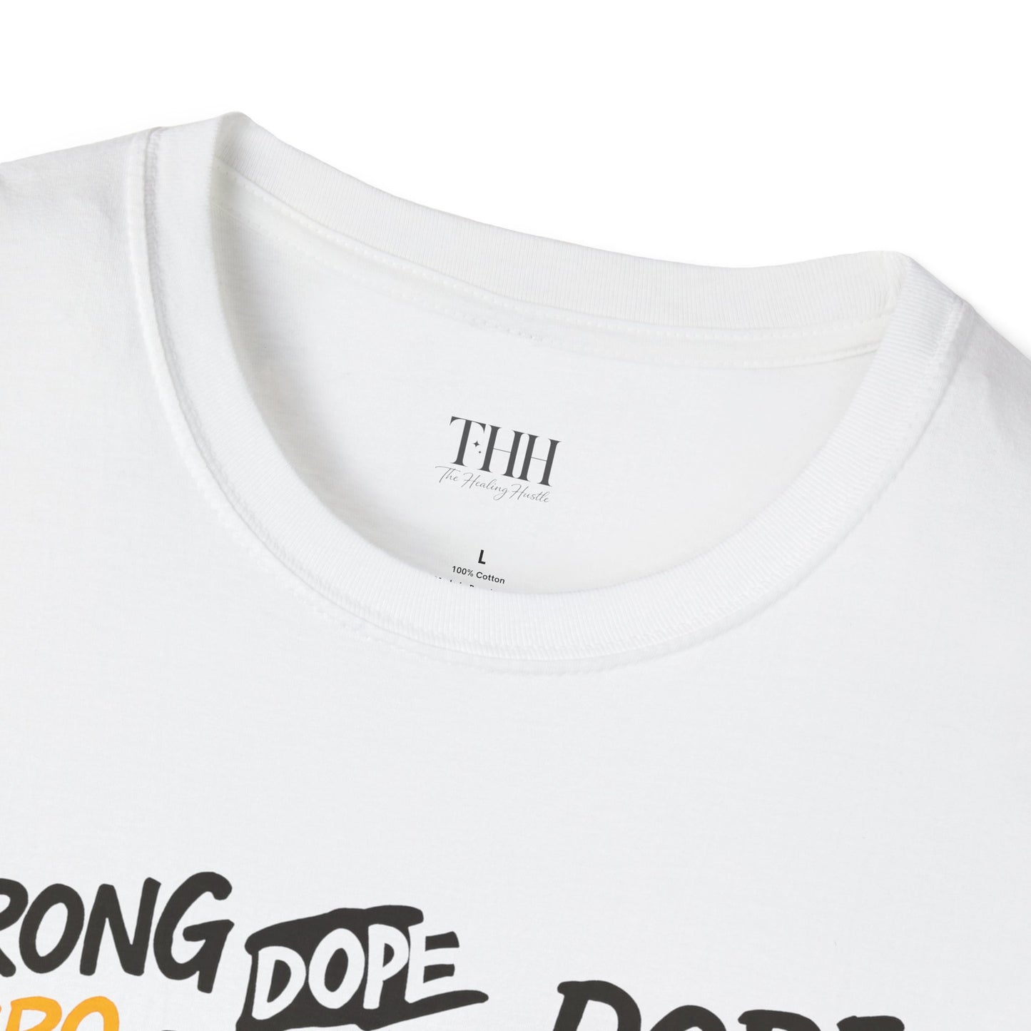 Dad Crown Graphic T-Shirt — "DAD" Comic Style: Strong, Provider, Leader & Man of God