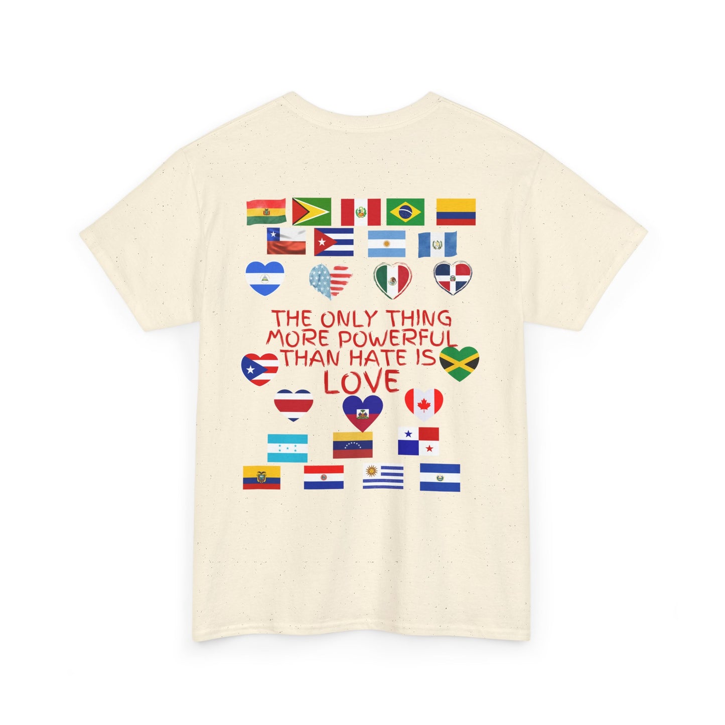 T‑Shirt — “Together for America” Love & Flags Graphic Tee