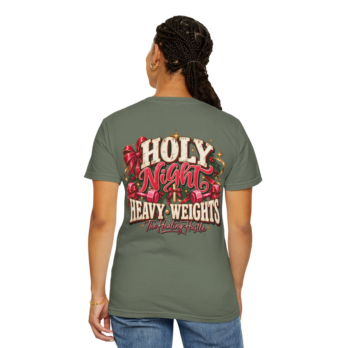 Holy Night Heavyweights Christmas T-Shirt