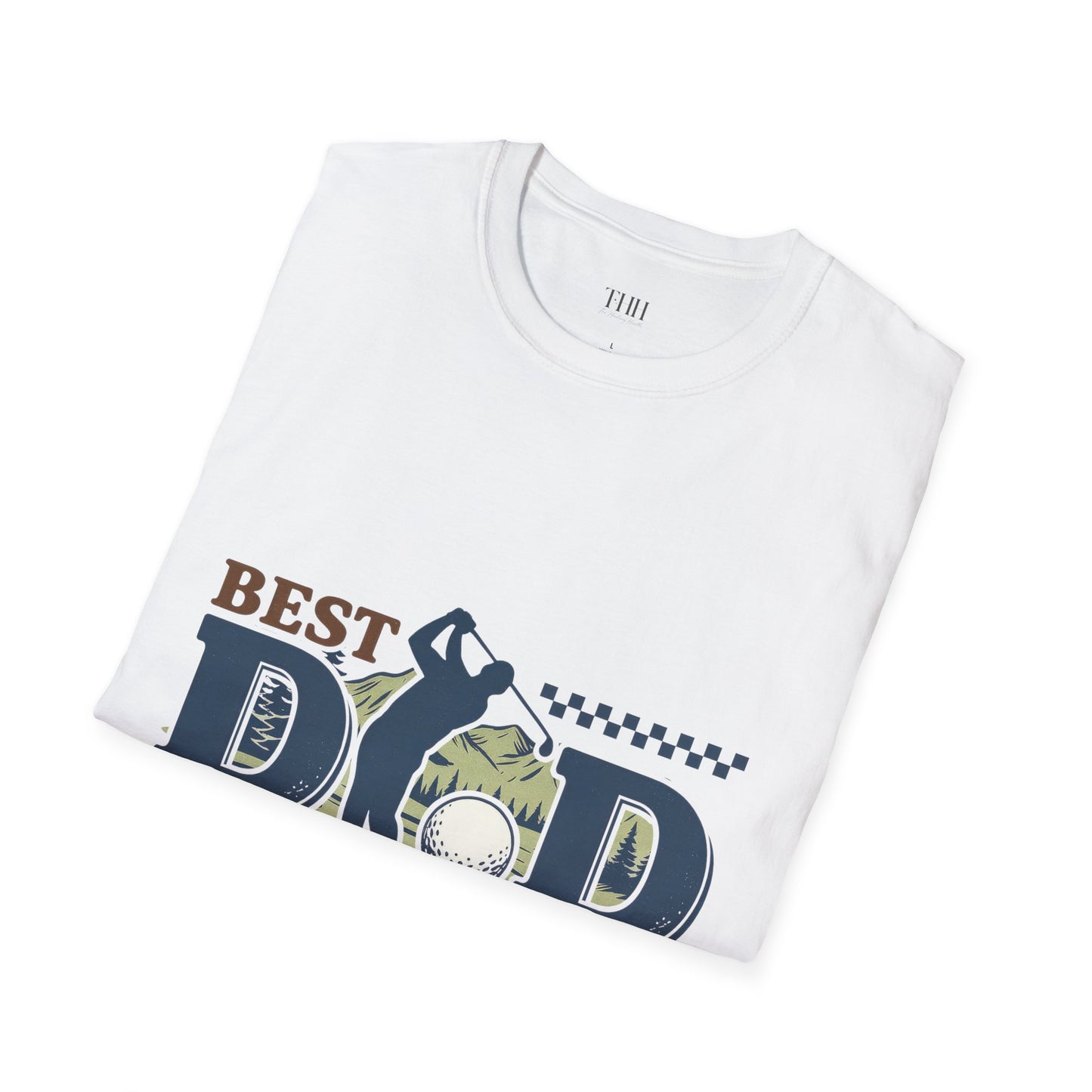 Best Dad By Par Golf T-Shirt — Funny Father's Day Golfing Tee