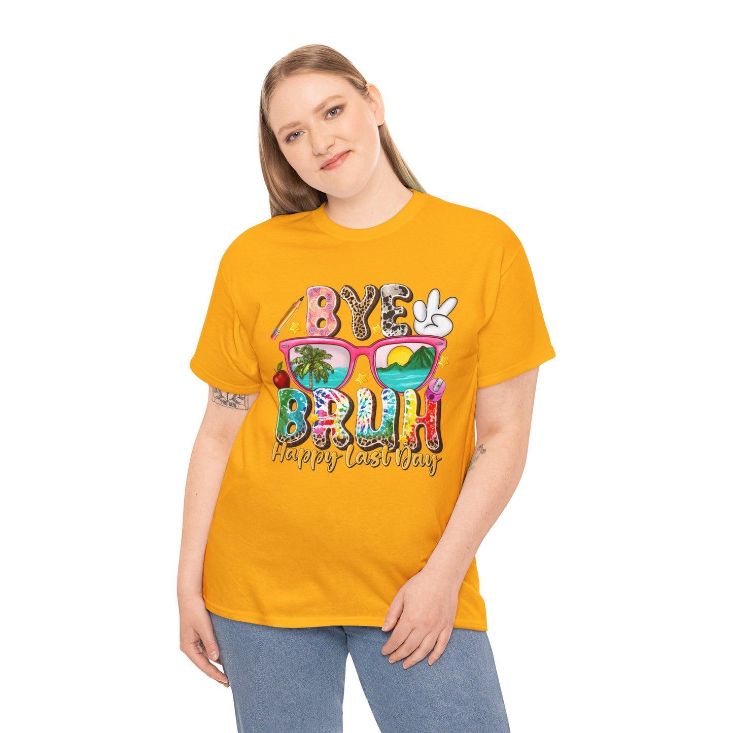 Bye Beach T-Shirt — Happy Last Day Vacation Tee