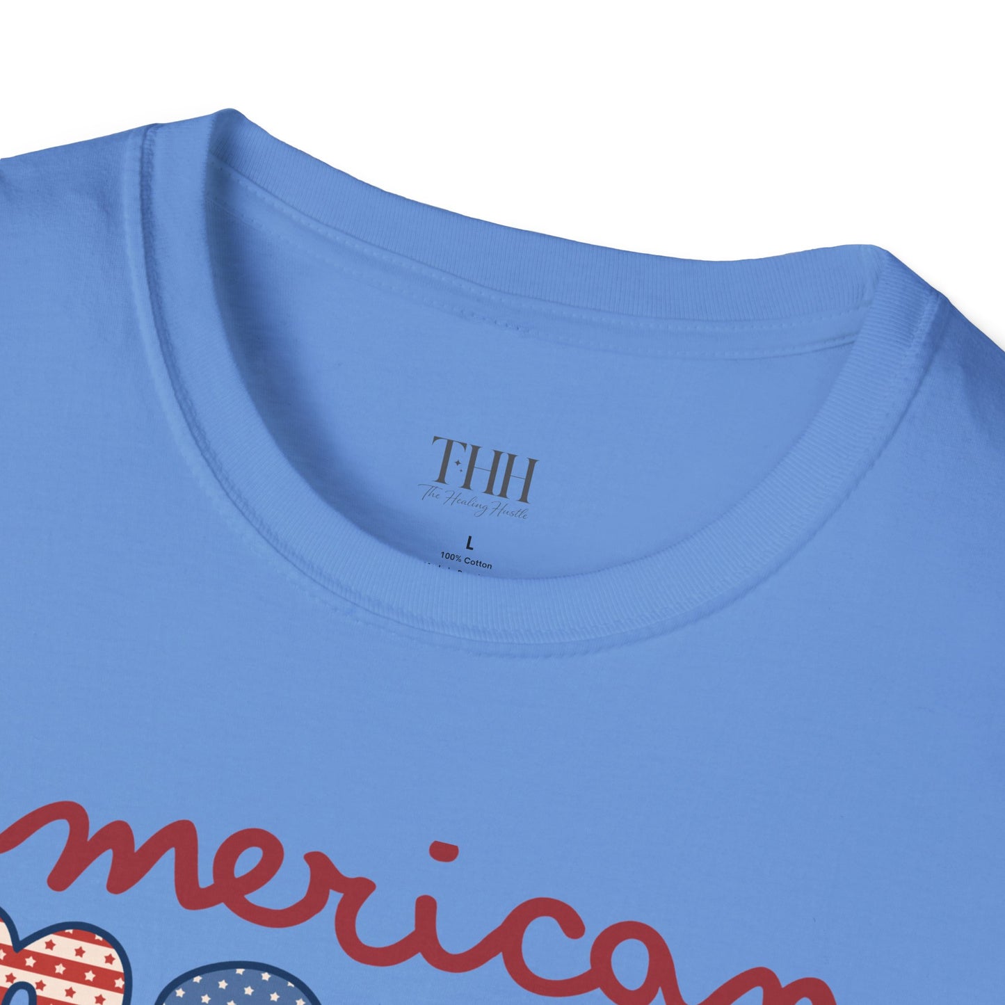 American Mama T-Shirt — Retro Patriotic Mama Tee for 4th of July & Mother's Day