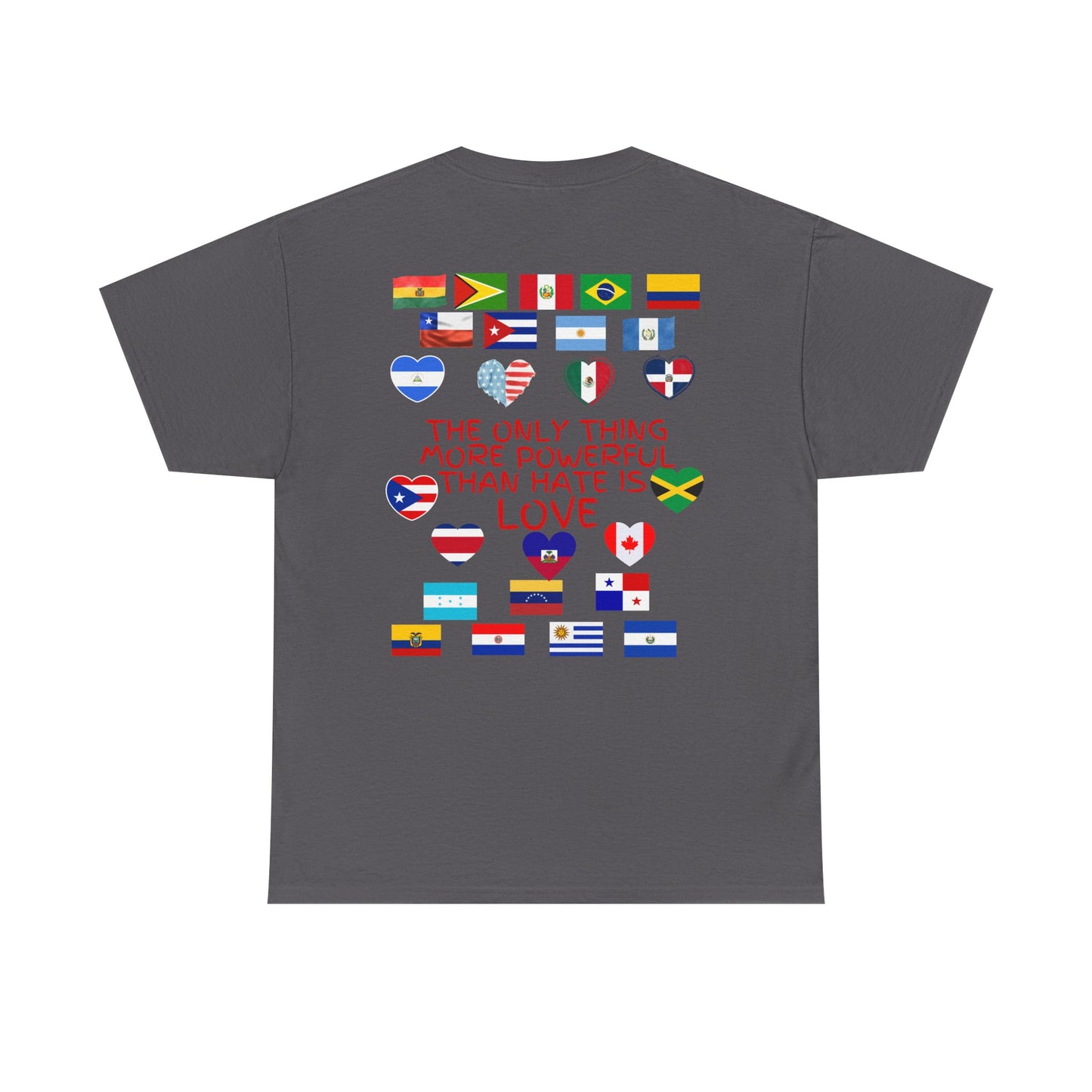 T‑Shirt — “Together for America” Love & Flags Graphic Tee