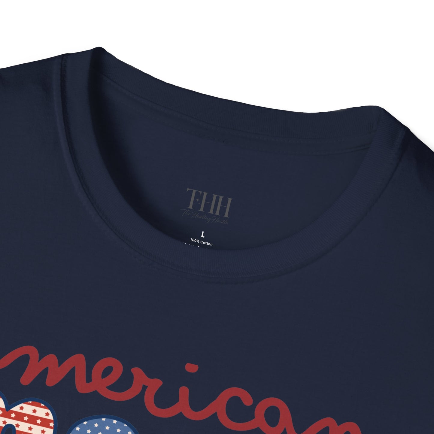 American Mama T-Shirt — Retro Patriotic Mama Tee for 4th of July & Mother's Day