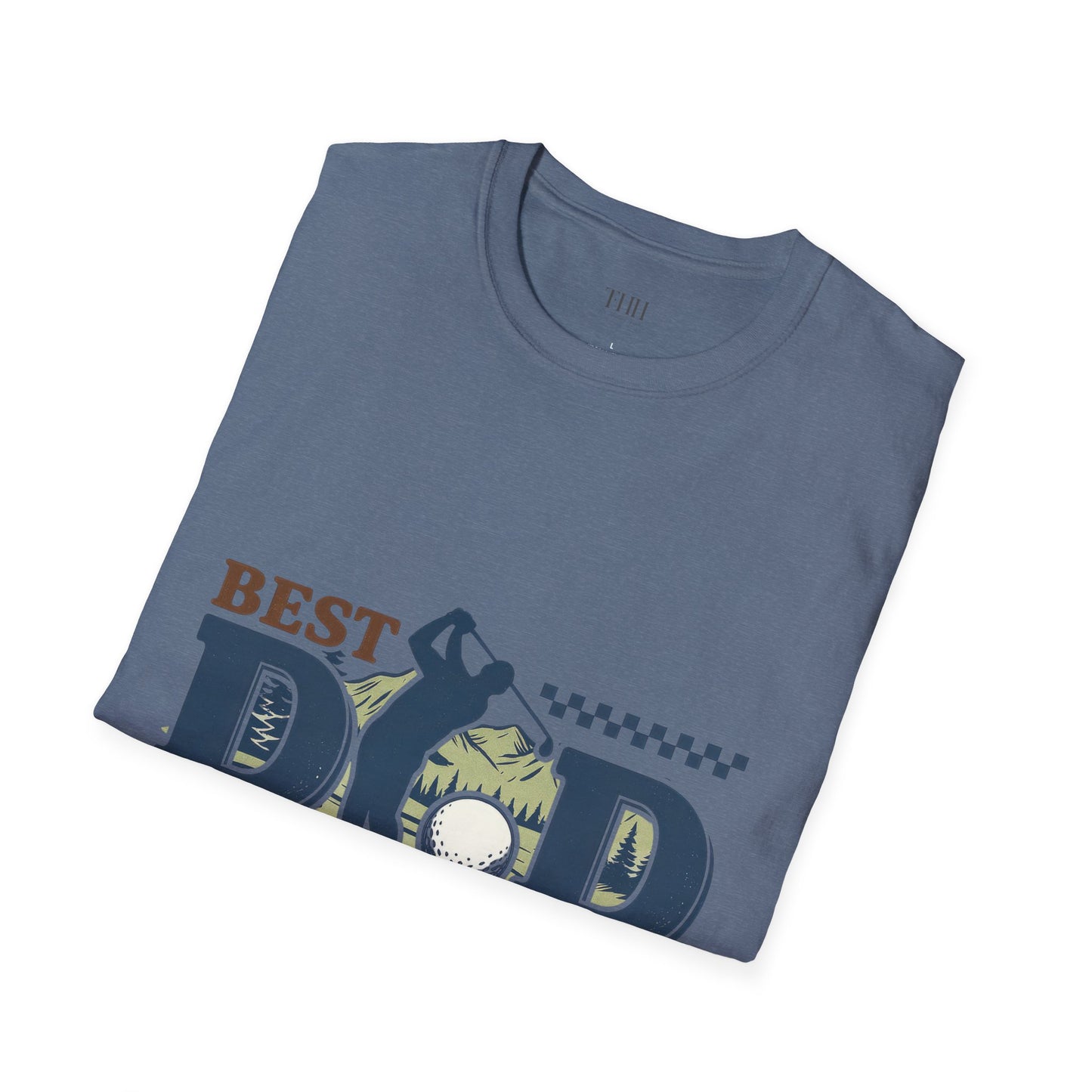 Best Dad By Par Golf T-Shirt — Funny Father's Day Golfing Tee