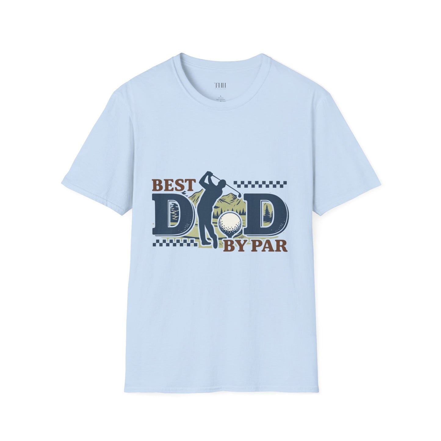 Best Dad By Par Golf T-Shirt — Funny Father's Day Golfing Tee