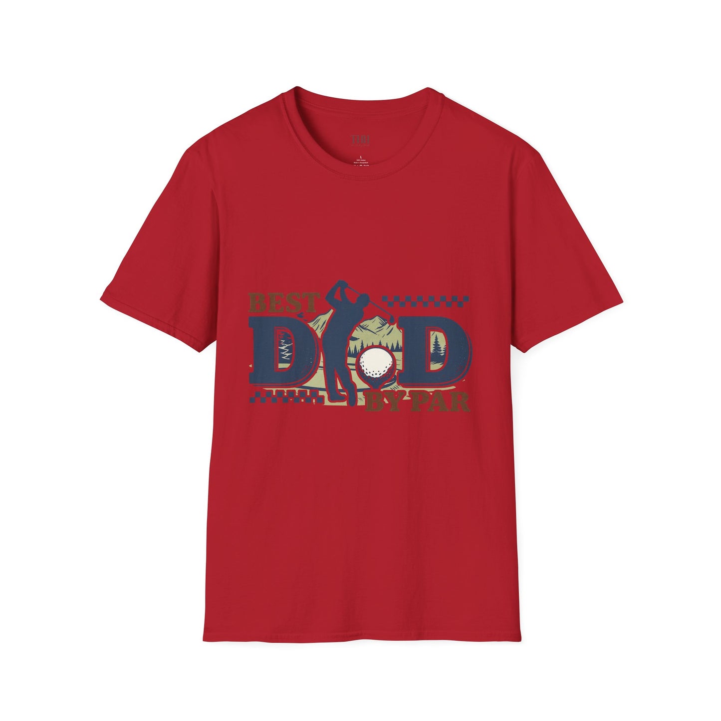 Best Dad By Par Golf T-Shirt — Funny Father's Day Golfing Tee