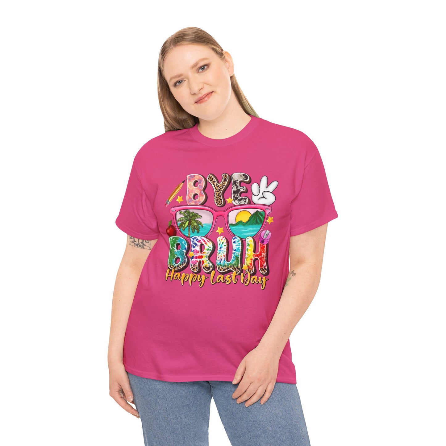 Bye Beach T-Shirt — Happy Last Day Vacation Tee