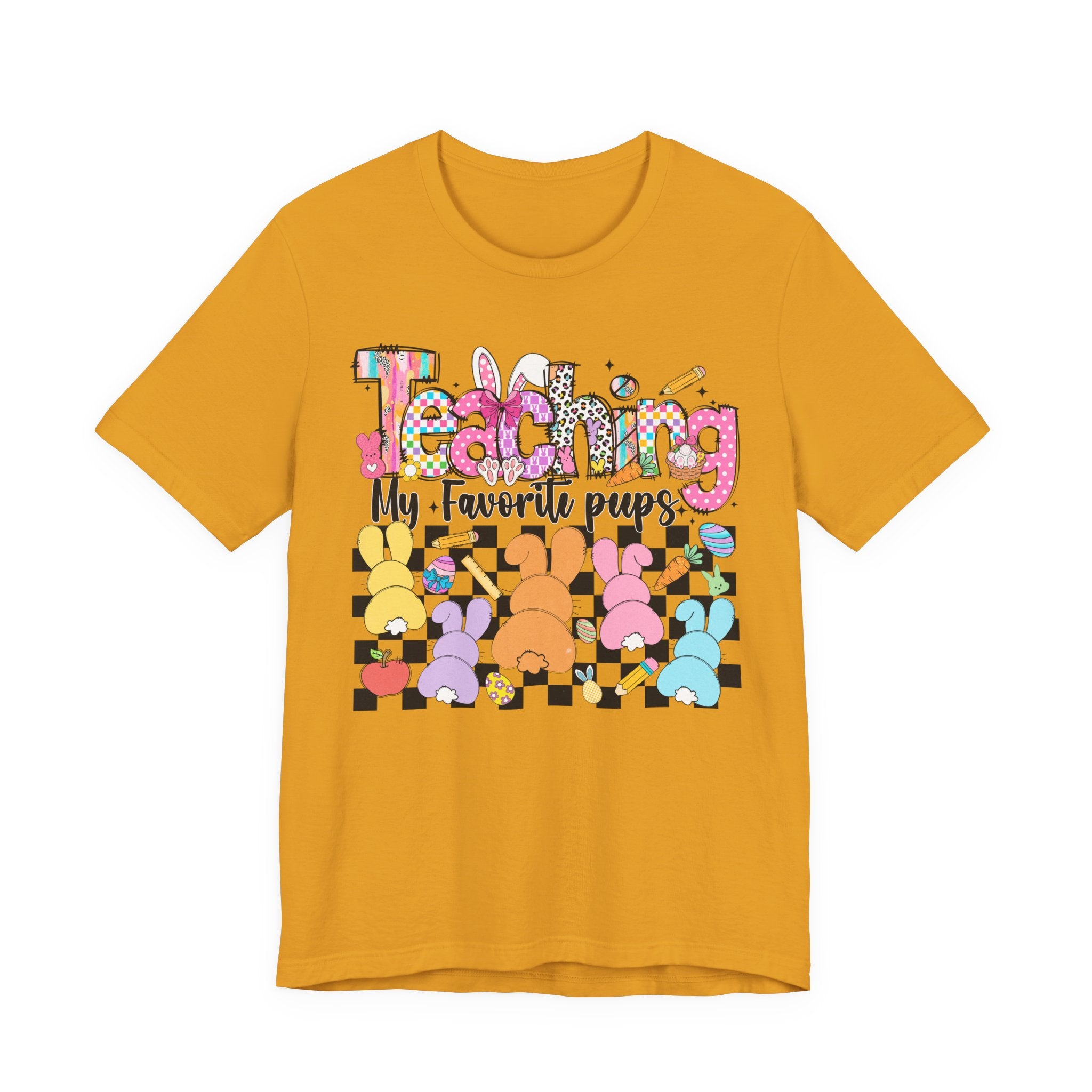 Teaching my Favorite Peeps T-Shirt — Colorful Bunny Tail Hunt Tee