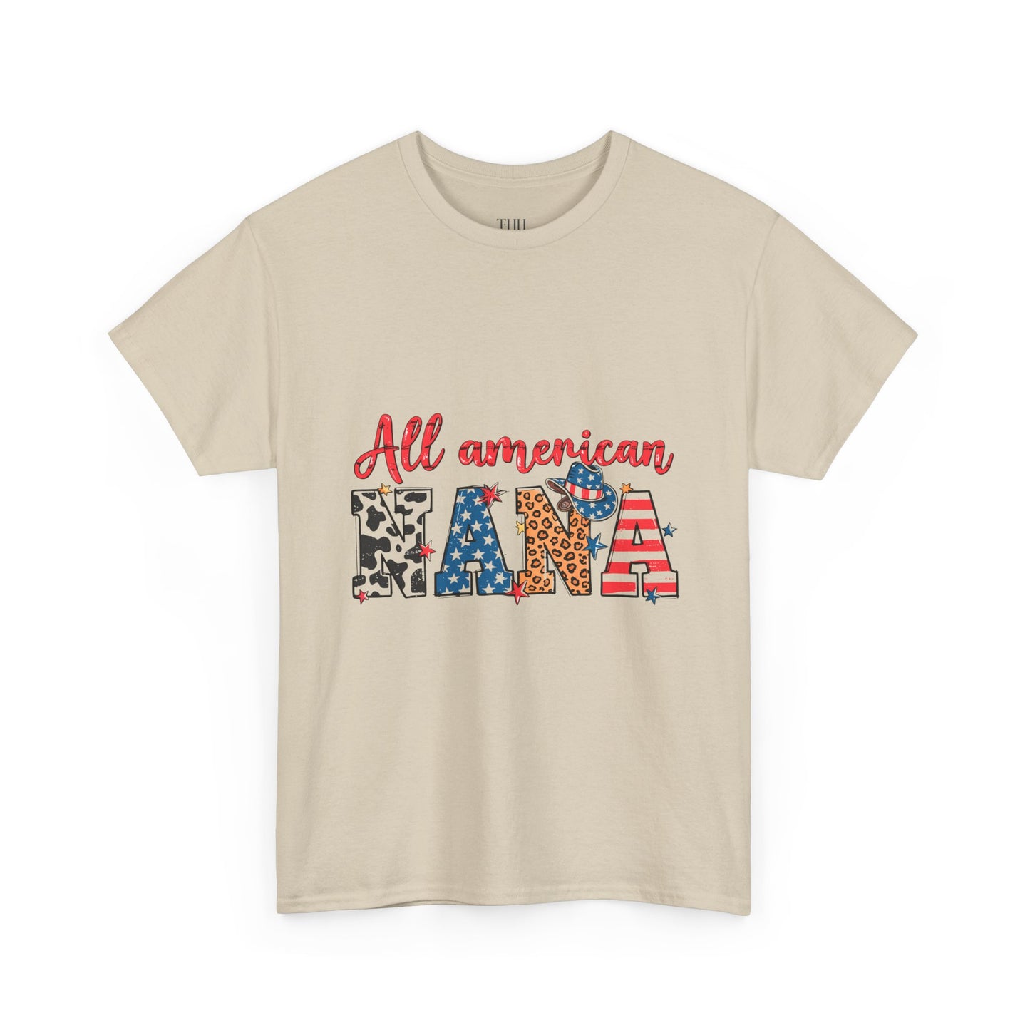 All American Nana T-Shirt — Patriotic Grandma Tee (Fourth of July Gift)