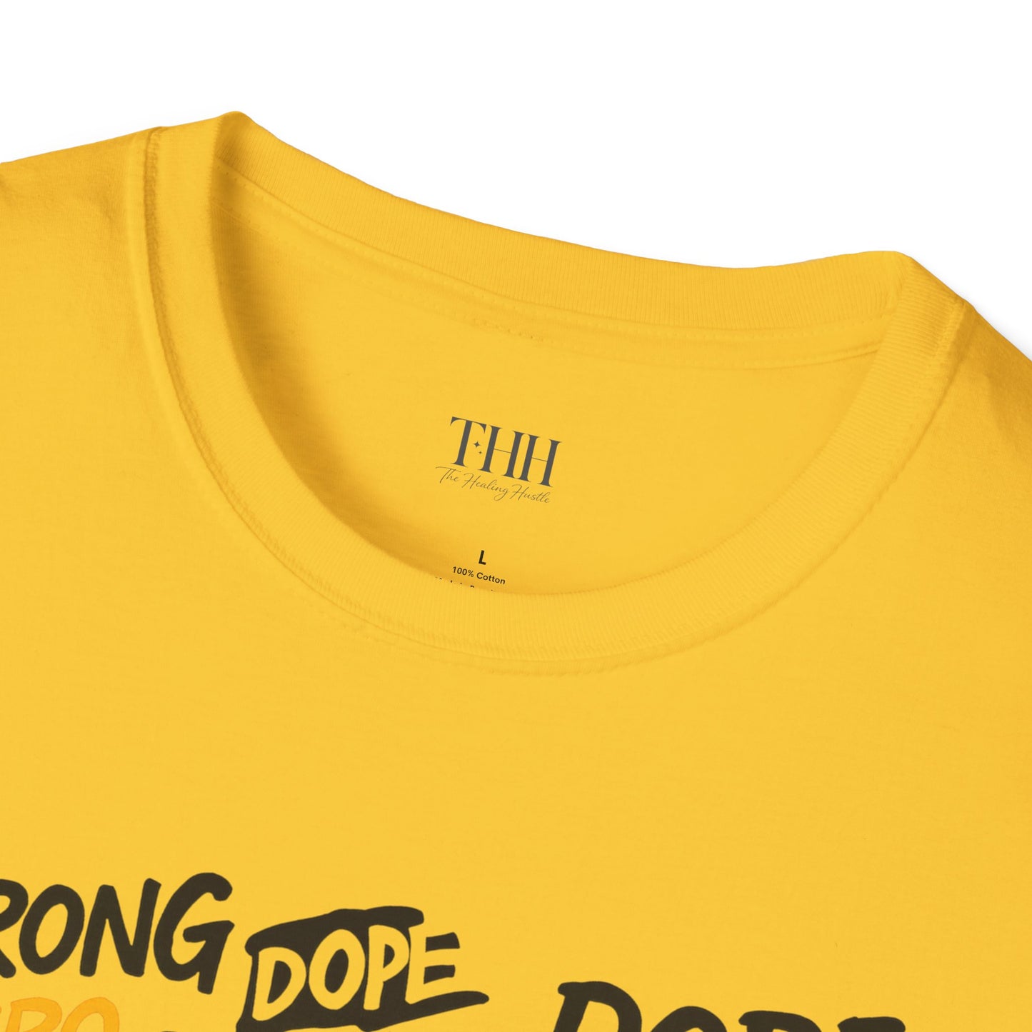 Dad Crown Graphic T-Shirt — "DAD" Comic Style: Strong, Provider, Leader & Man of God