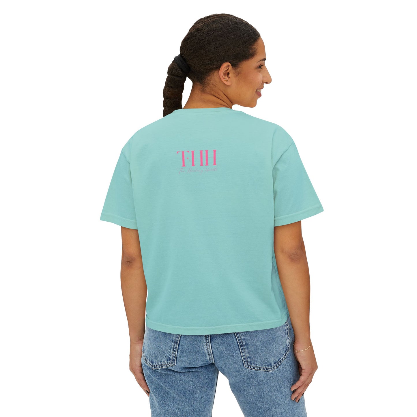 Built Not Bought Women's Boxy Tee — Strength Training Workout Shirt