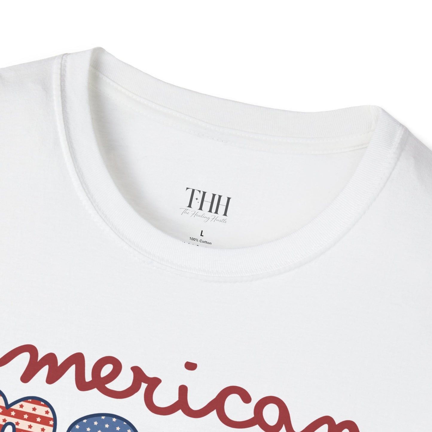 American Mama T-Shirt — Retro Patriotic Mama Tee for 4th of July & Mother's Day