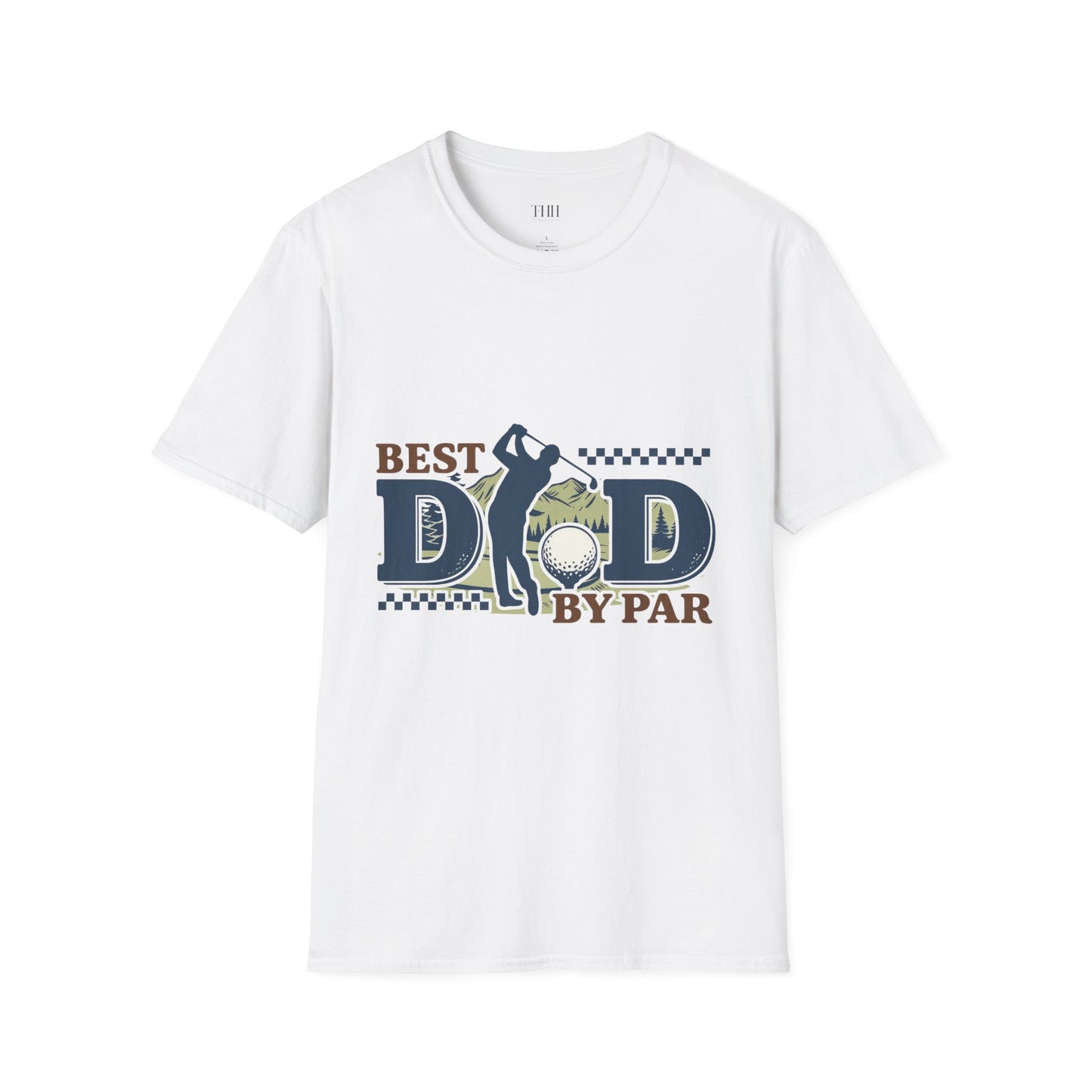 Best Dad By Par Golf T-Shirt — Funny Father's Day Golfing Tee
