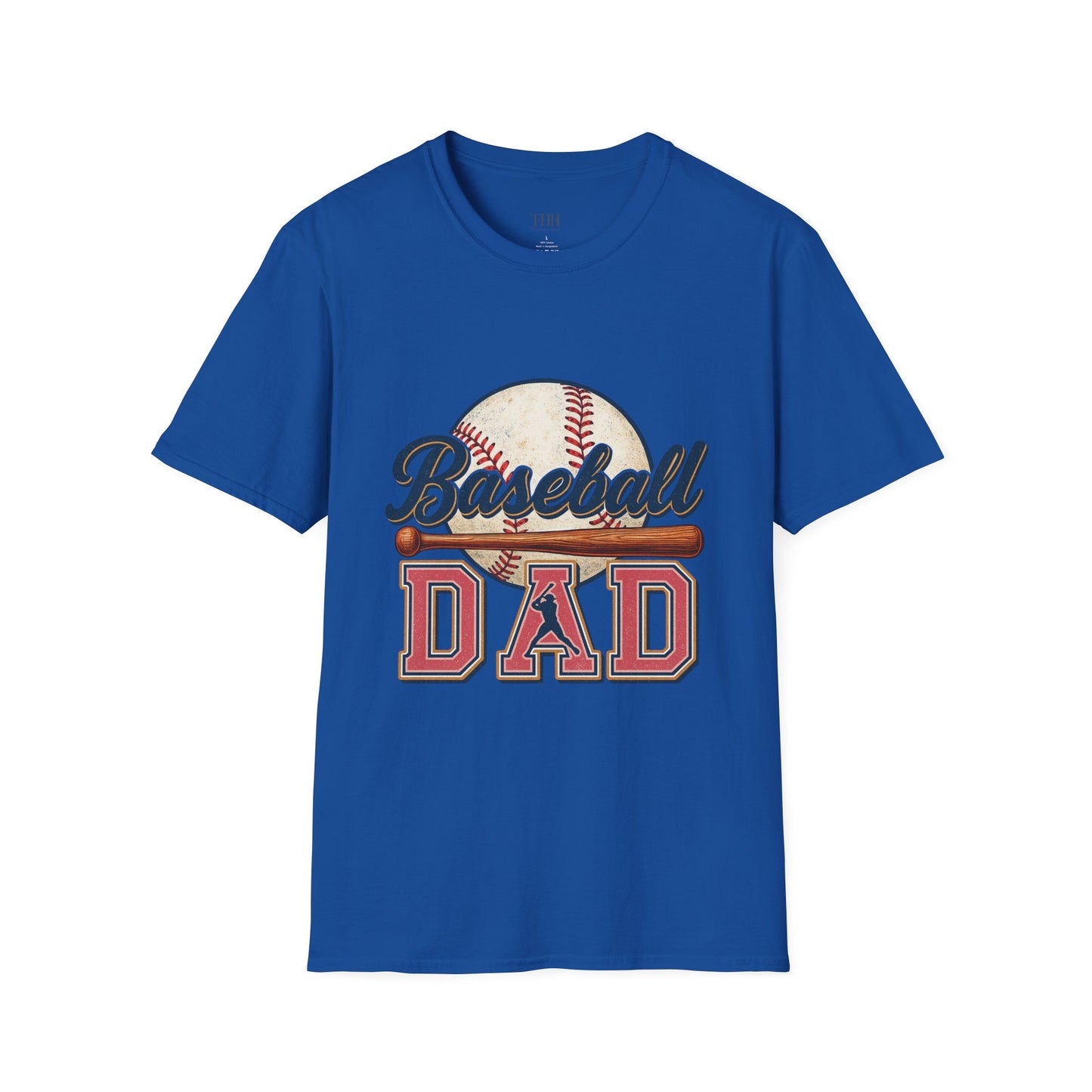 Baseball Dad T-Shirt — Vintage Baseball Graphic Tee for Fathers