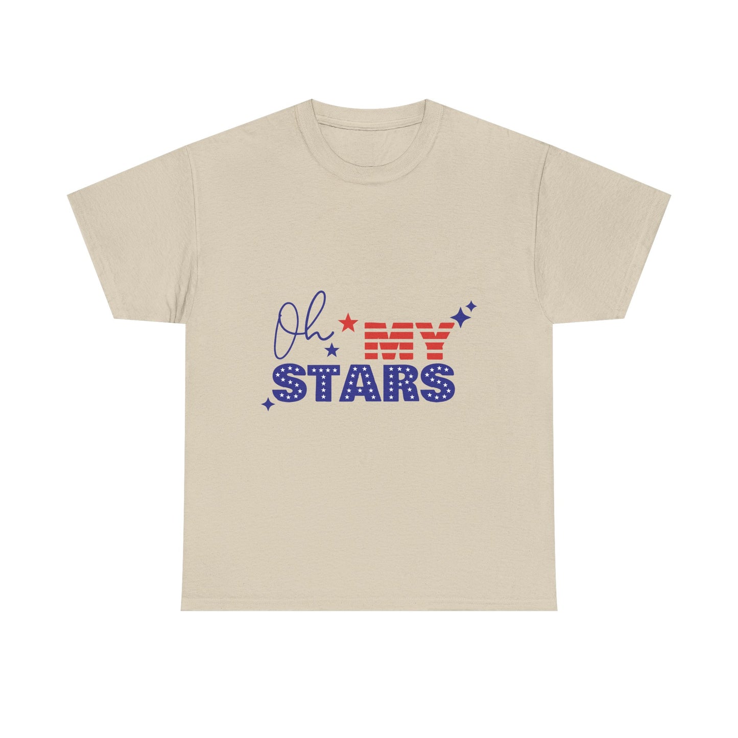 Patriotic "Oh My Stars" T-Shirt – Fourth of July USA Flag Tee